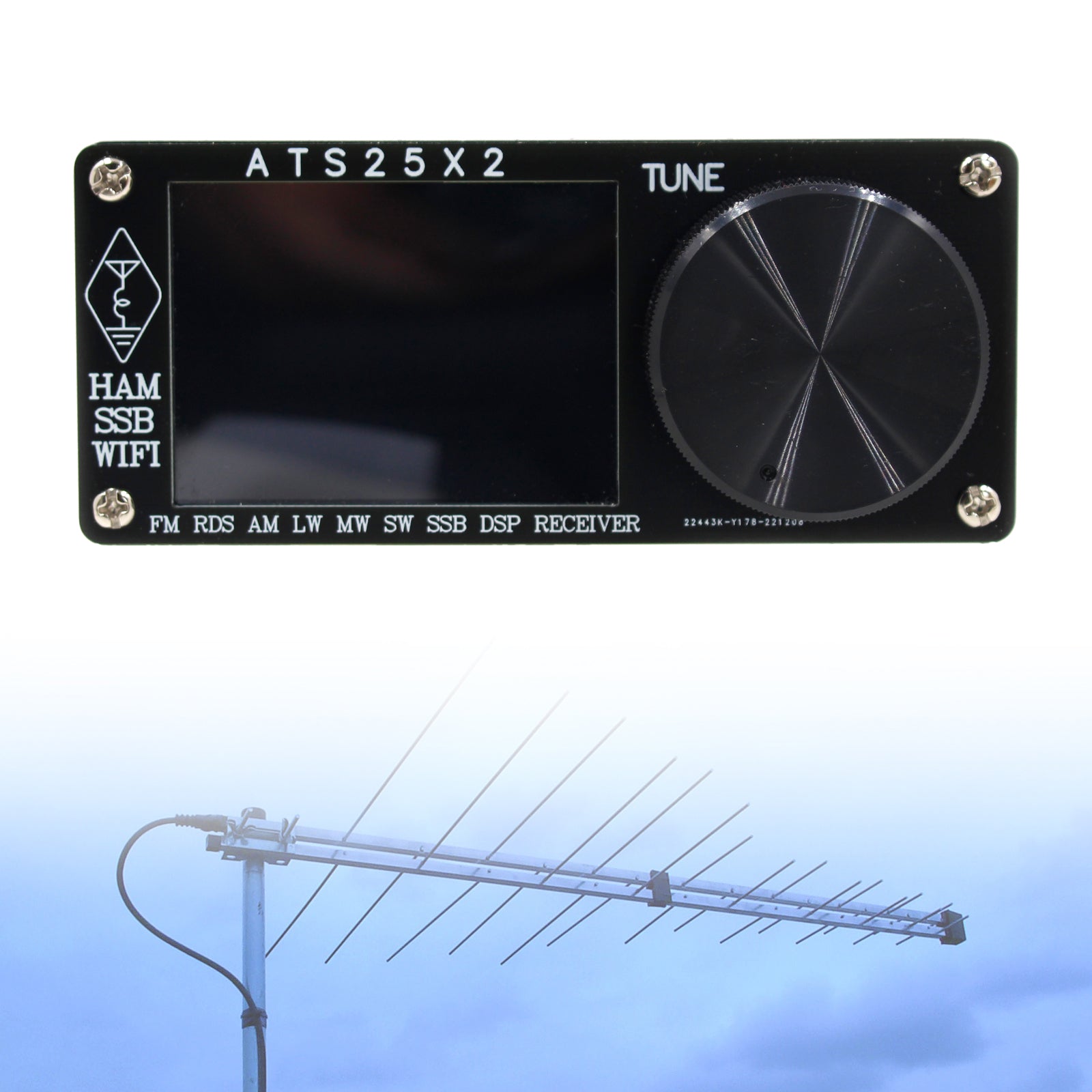 Nieuwe ATS-25X2 APP Netwerk WIFI All Band Radio-ontvanger FM LW MW SW DSP-connector