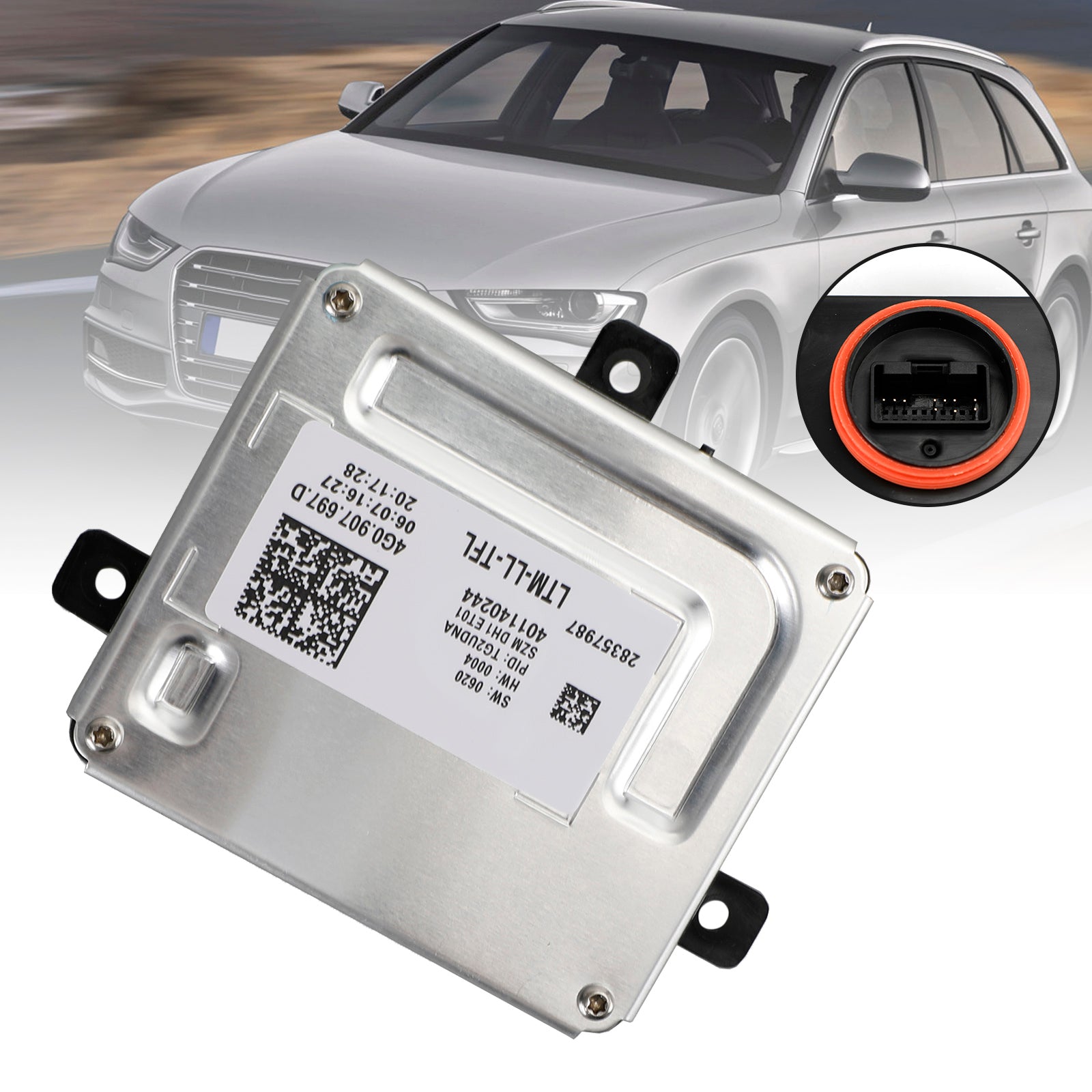 Audi LED-dagrijlichtmodule koplampregeleenheid 4G0907697D