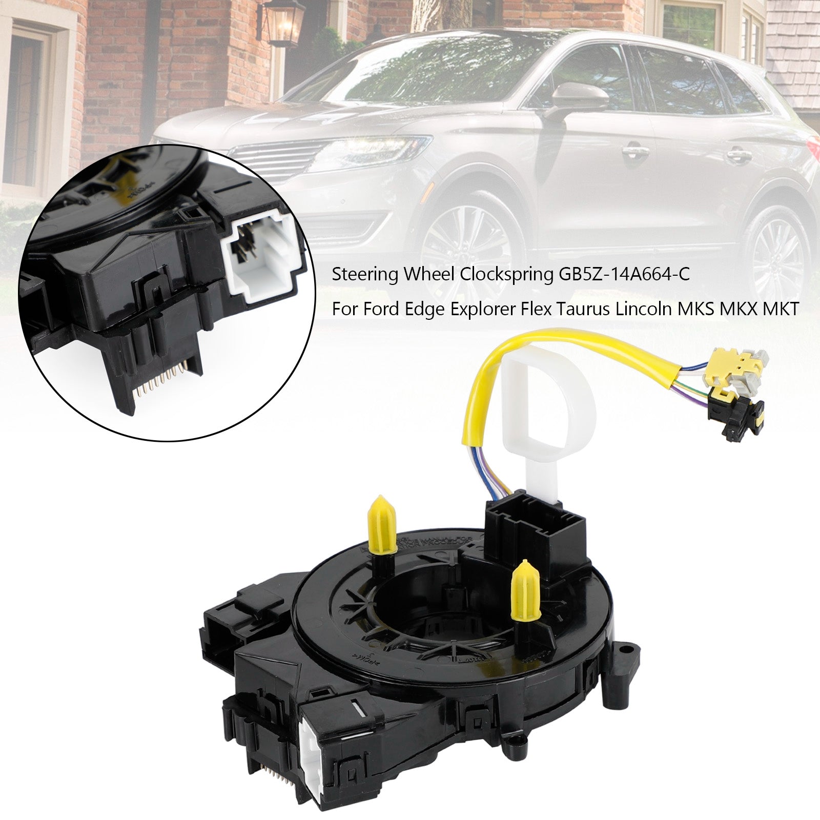 2013-2015 Ford Taurus Flex Police Interceptor Volant Clockspring GB5Z-14A664-C CT4Z14A664A