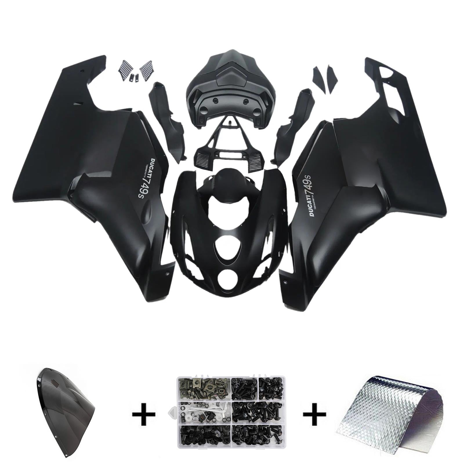 2003-2004 Ducati 999 749 Fairing Kit Karosseri ABS