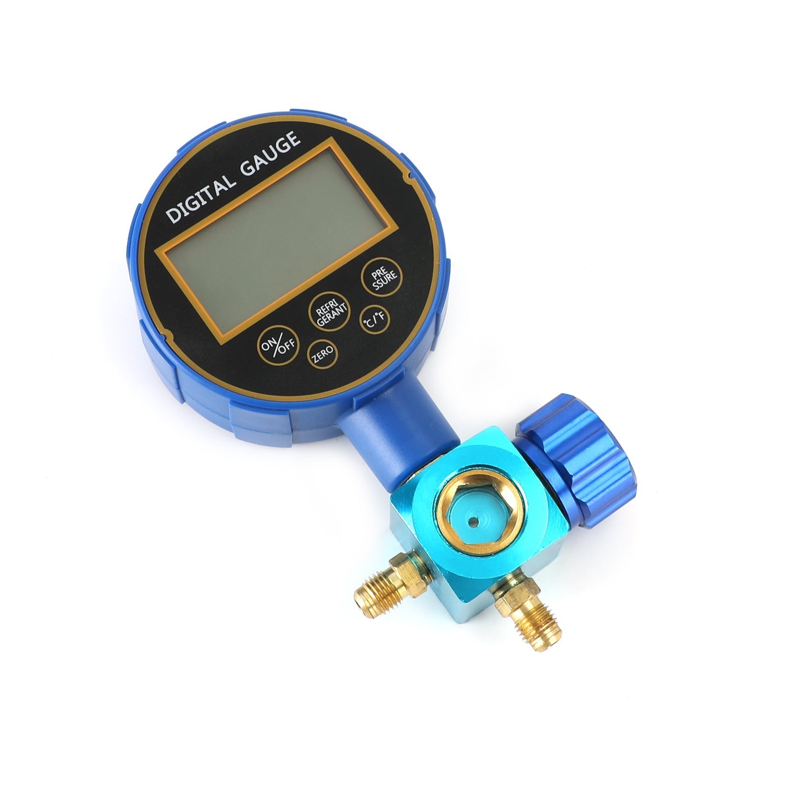 Refrigeration HVAC Digital Pressure Gauge Single Manifold Gauge