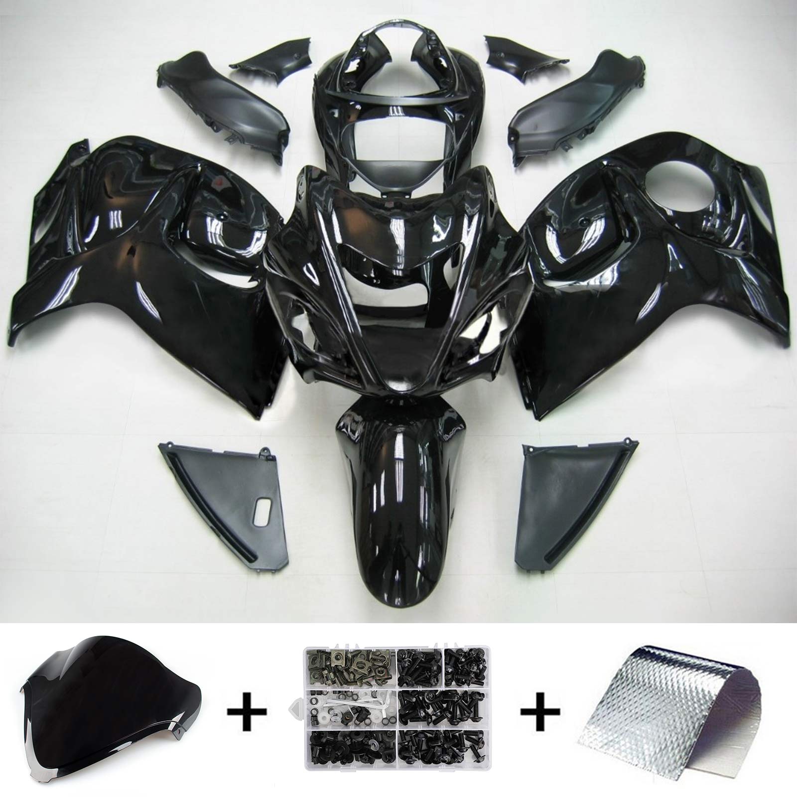 2008-2020 Suzuki Hayabusa GSX1300 Amotopart Injection Fairing Kit Bodywork Plastic ABS #109