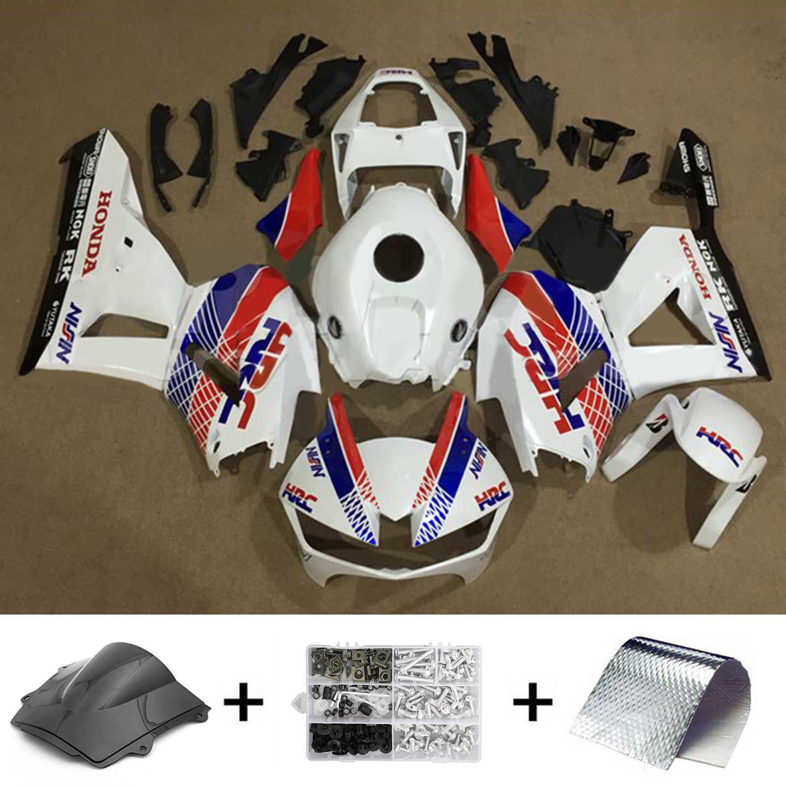 2013-2020 Honda CBR600RR F5 Kit de carénage d'injection carrosserie plastique ABS # 151