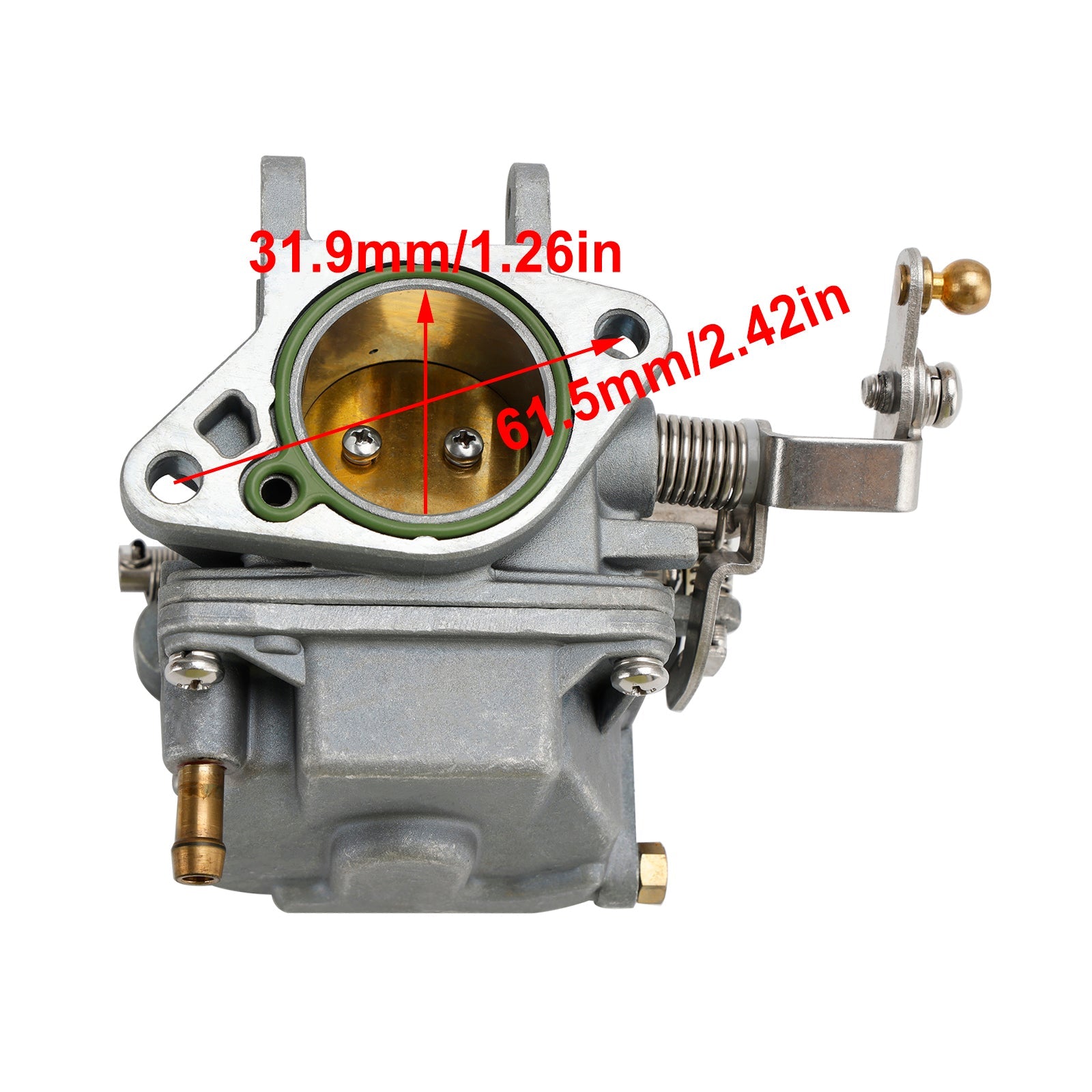 Carburateur Carb adapté pour Yamaha 2 temps 30HP T30 40HP T40 hors-bord 66T-14301