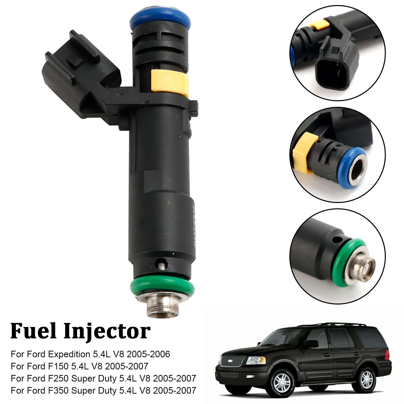 1PCS Brandstofinjector Fit Ford F150 F250 F350 Expeditie Super Duty 2005-2007 5.4L