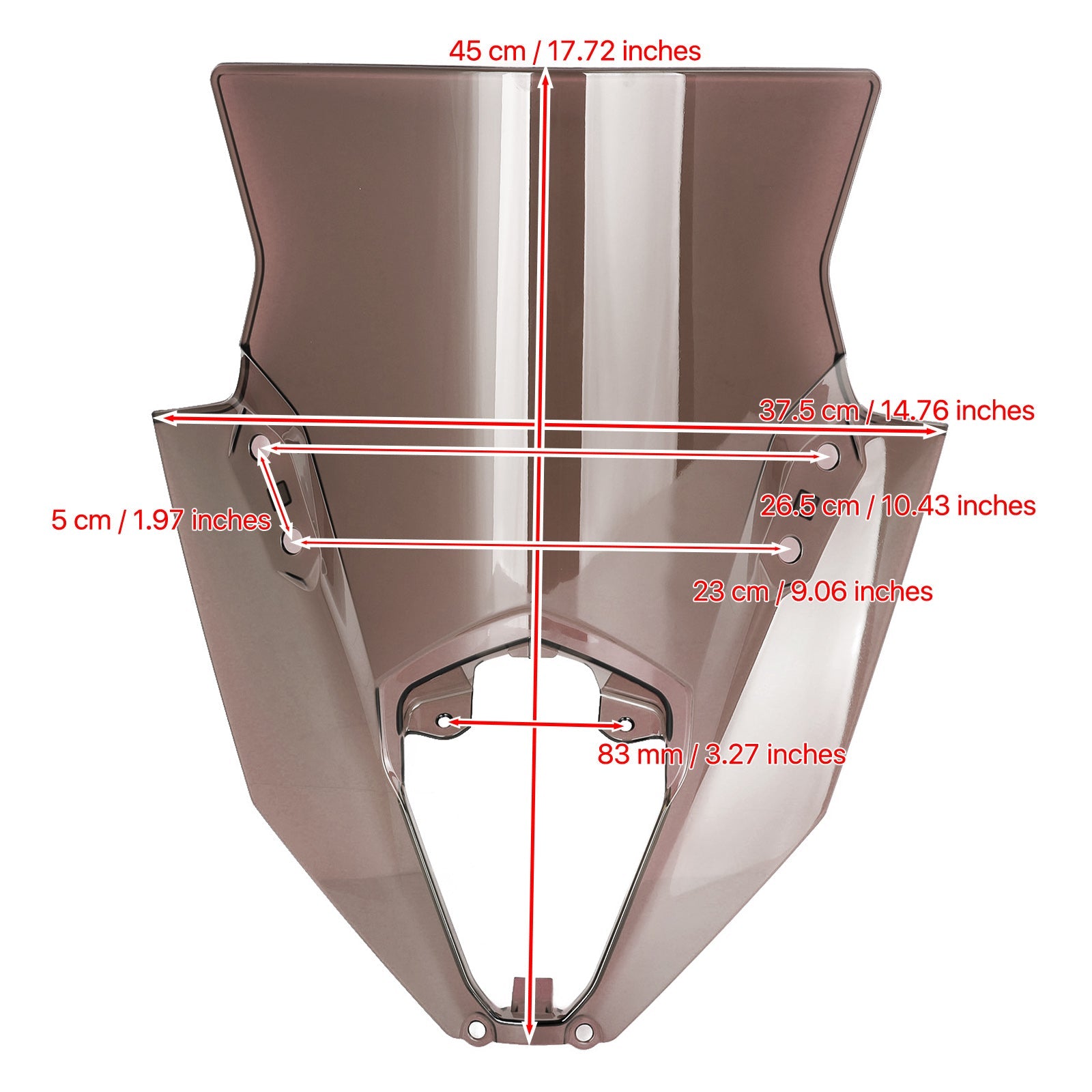 2020-2022 Kawasaki Ninja 650 ER6F Ochranné čelné sklo