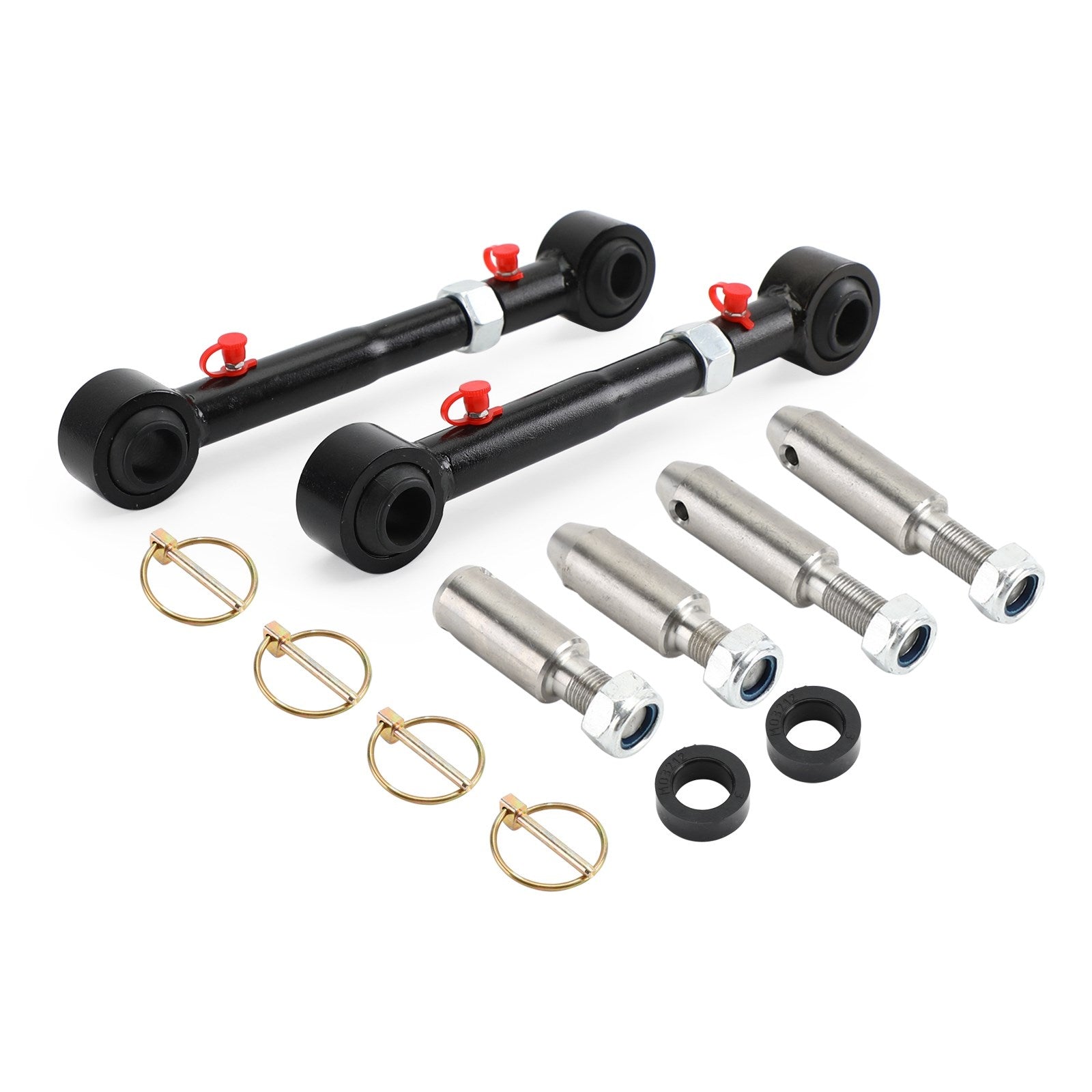 Voorste stabilisatorstangkoppelingen worden losgekoppeld voor 2007-2021 Jeep Wrangler JK JL 2.5-6 "Lift