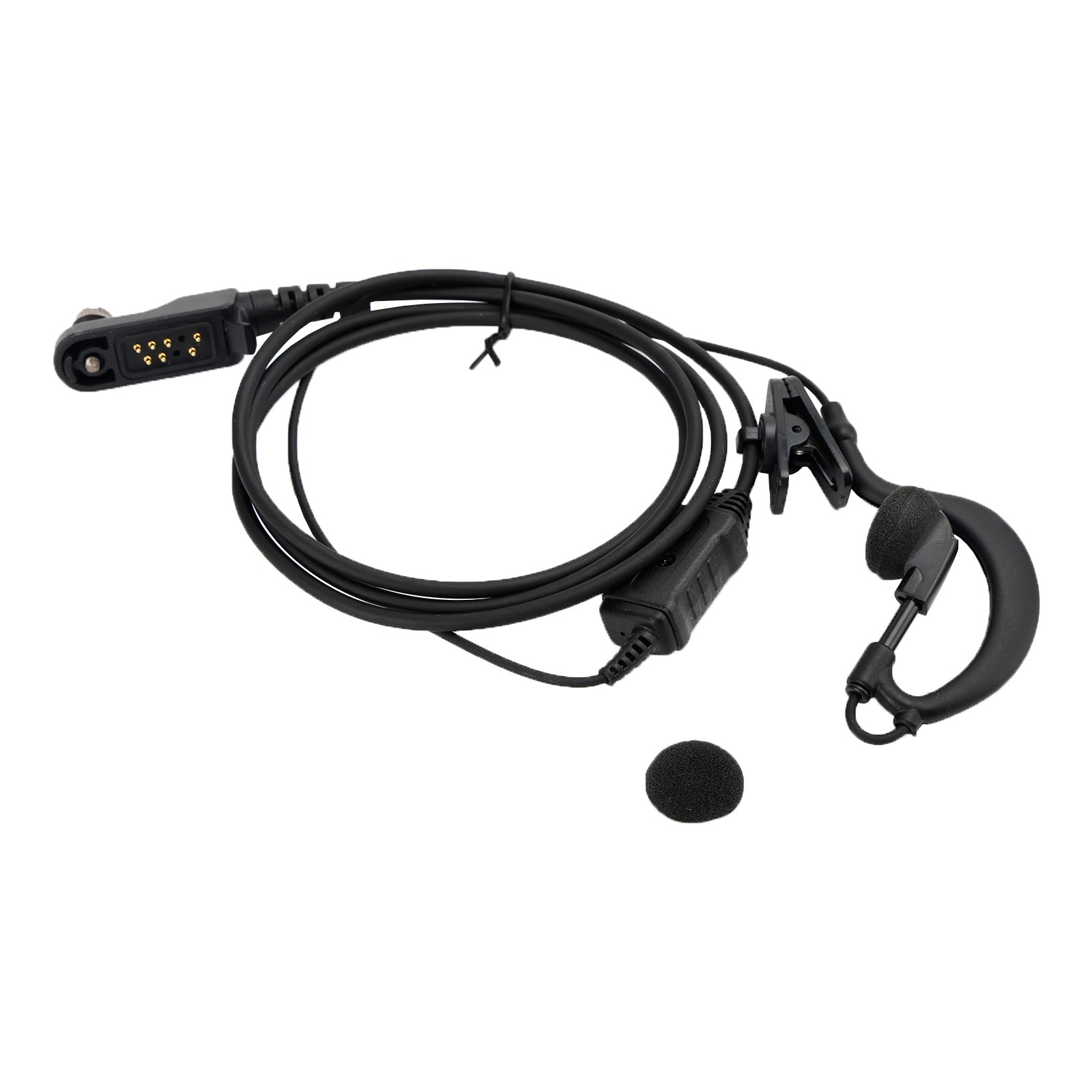 Oreillettes en forme de G, casque d'écoute ovale, micro PTT pour Hytera AP510 AP580 BP560 BP510