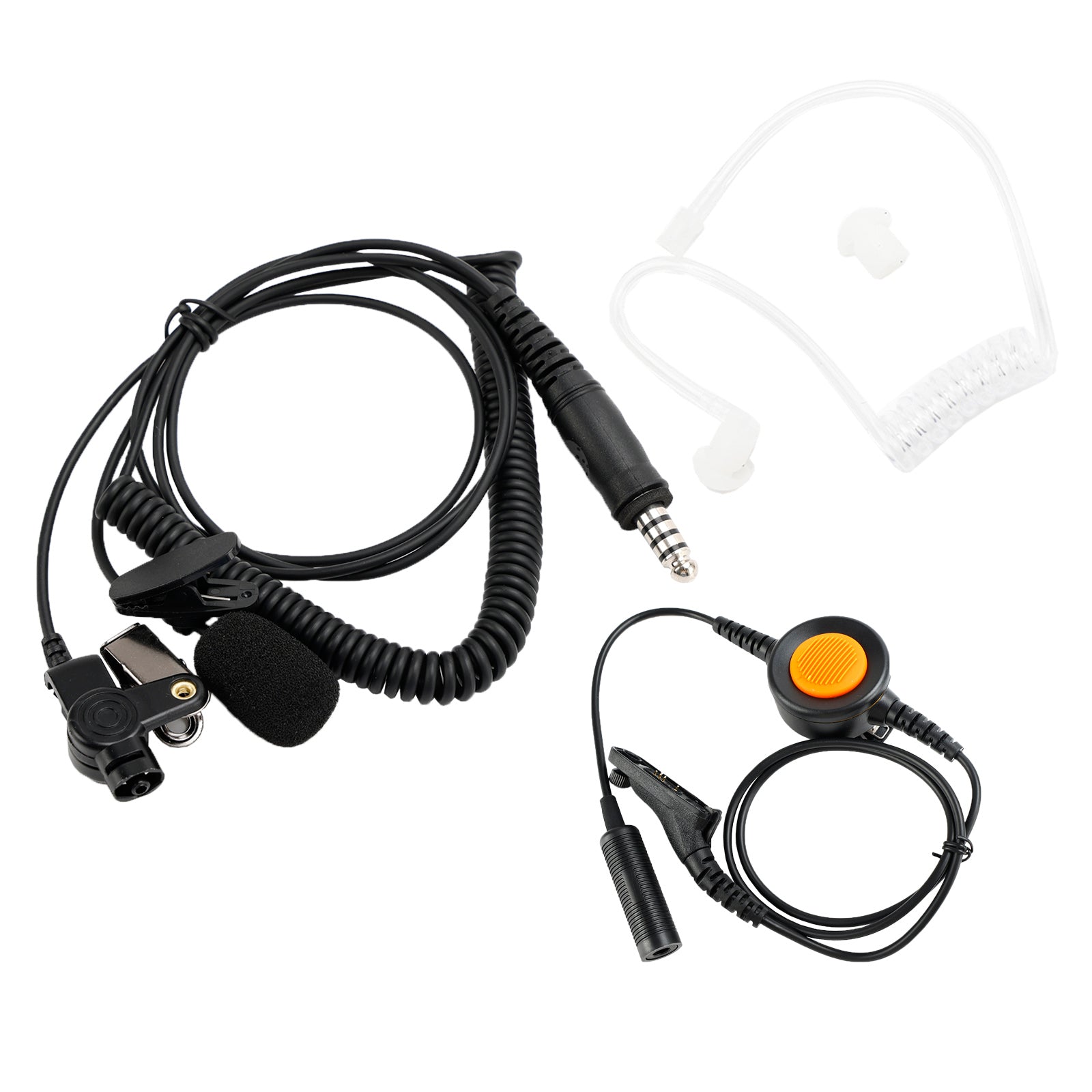 Voor DP3400 DP3600 APX4000 6-Pin U94 PTT 7.1-A3 Transparante Buis Headset met Microfoon