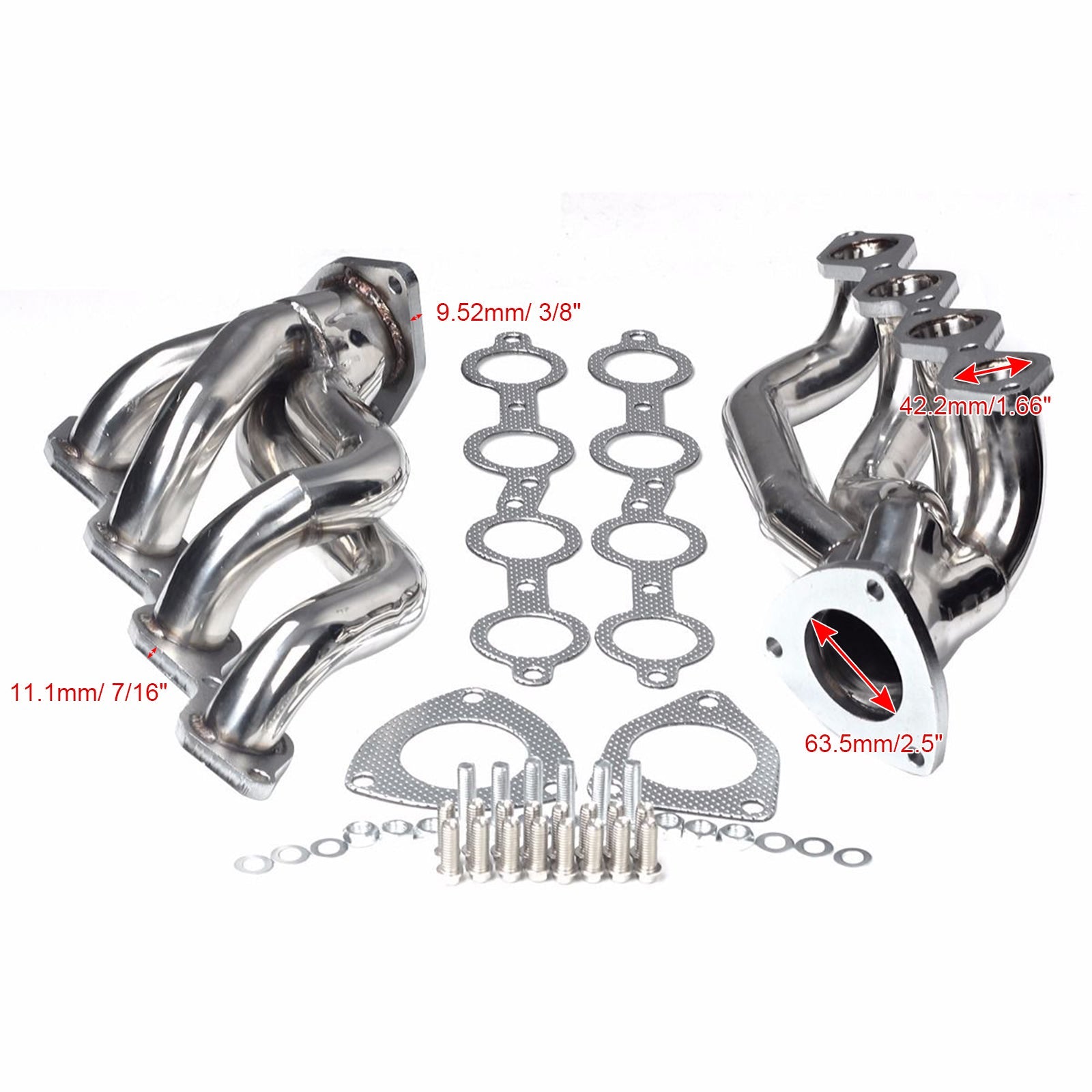 2000-2006 Chevrolet Suburban 1500 GMC Yukon XL 5.3L Manifold Headers