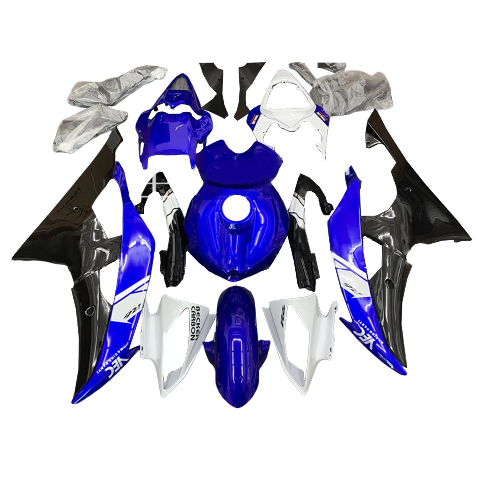 2008-2016 Yamaha YZF 600 R6 Kit de carenado Carrocería Plástico ABS