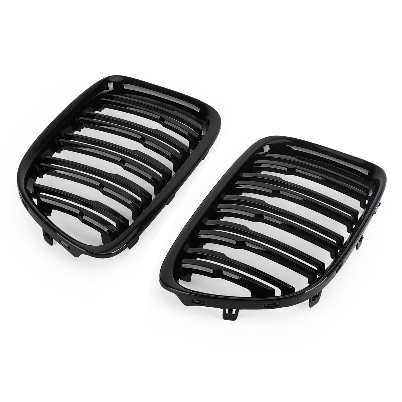 High Quality Dual Slats Front Hood Kidney Grill for 2009-2014 BMW X1 E84 Durable and Sleek Upgrade