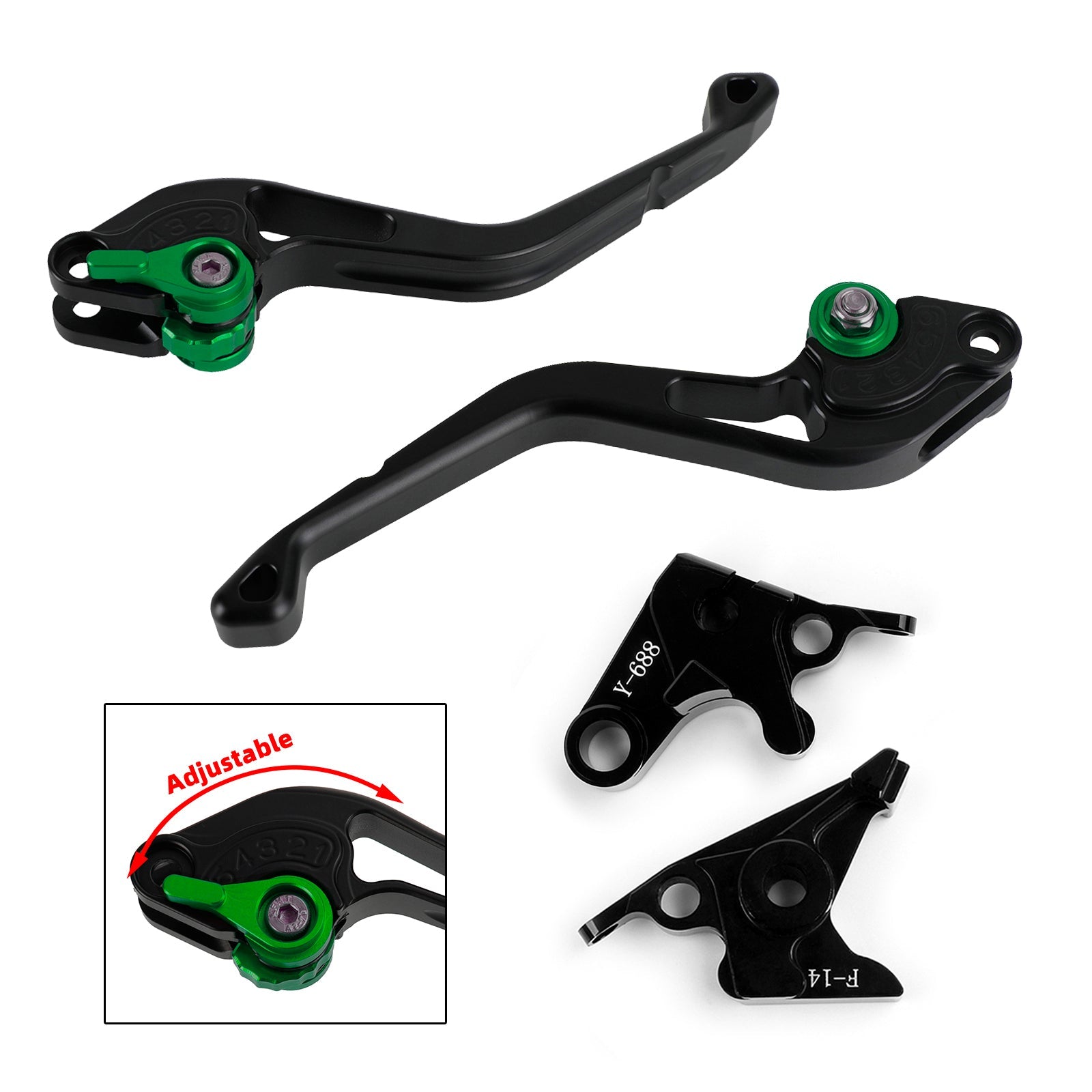 Yamaha YZF R1 R6 FZ1 FAZER R6S US/CA NEW Short Clutch Brake Lever