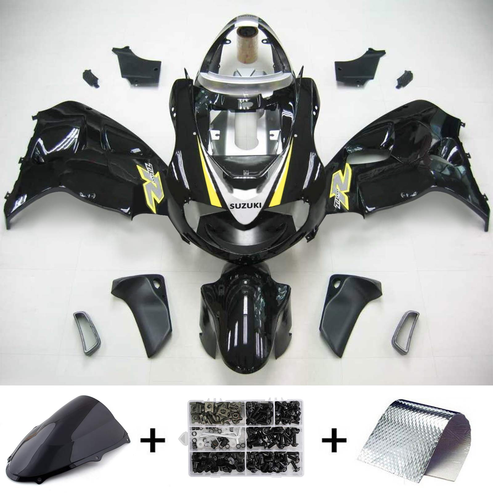 1998-2003 Suzuki TL1000R Amotopart Injection Fairing Kit Bodywork Plastic ABS #109