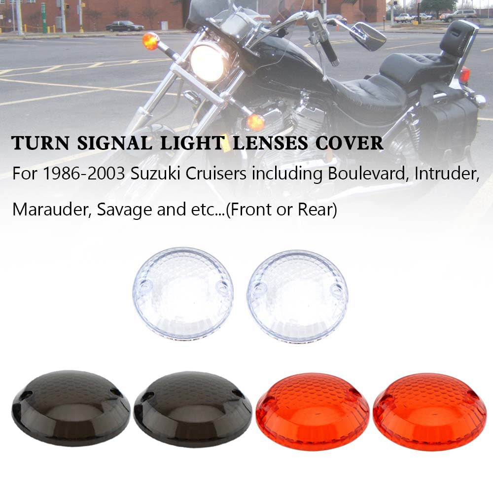 Suzuki Cruisers Intruder 1400 VX800 Couvercle de lentille de clignotant