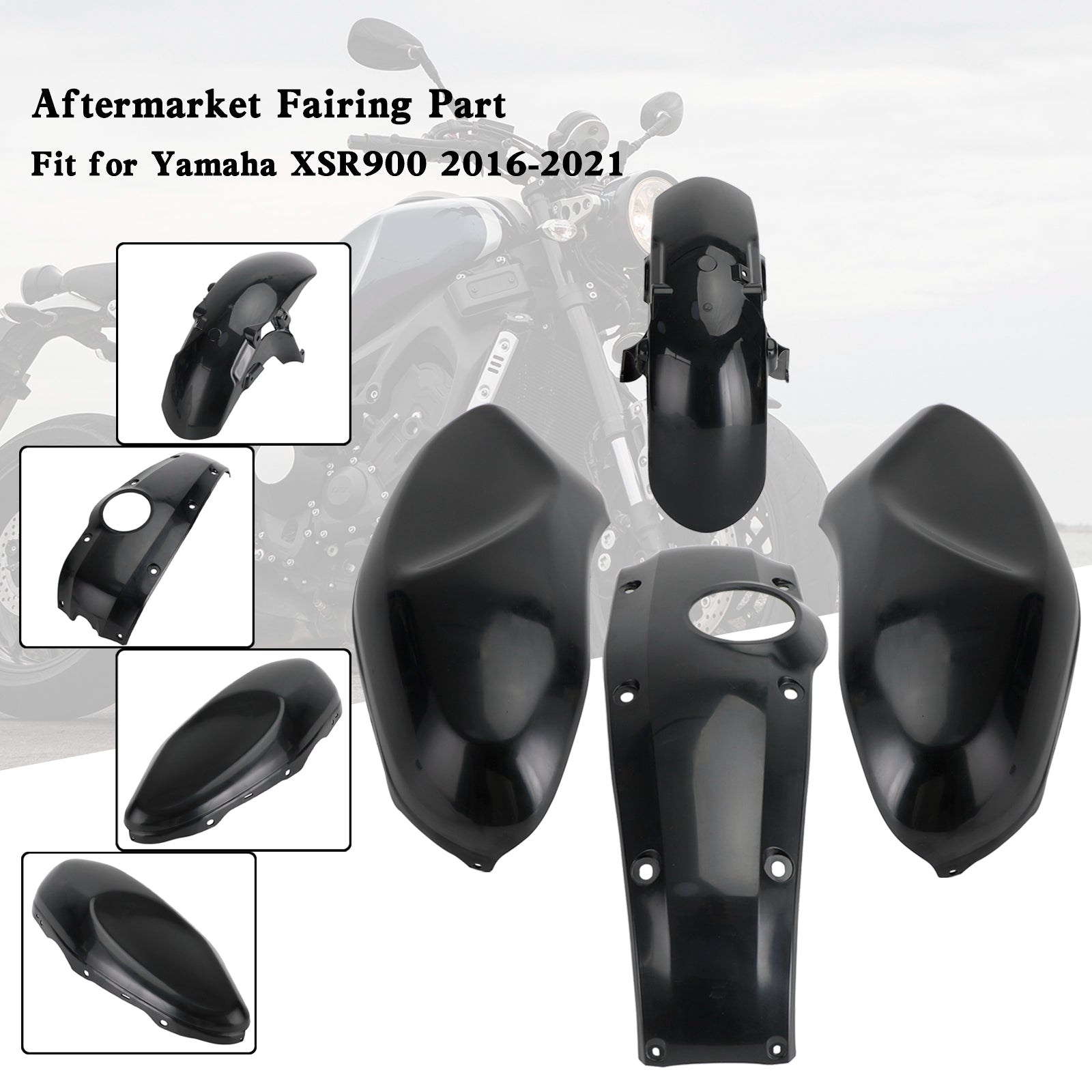 Yamaha XSR900 2016-2021 Carénage de carrosserie Moulage par injection non peint