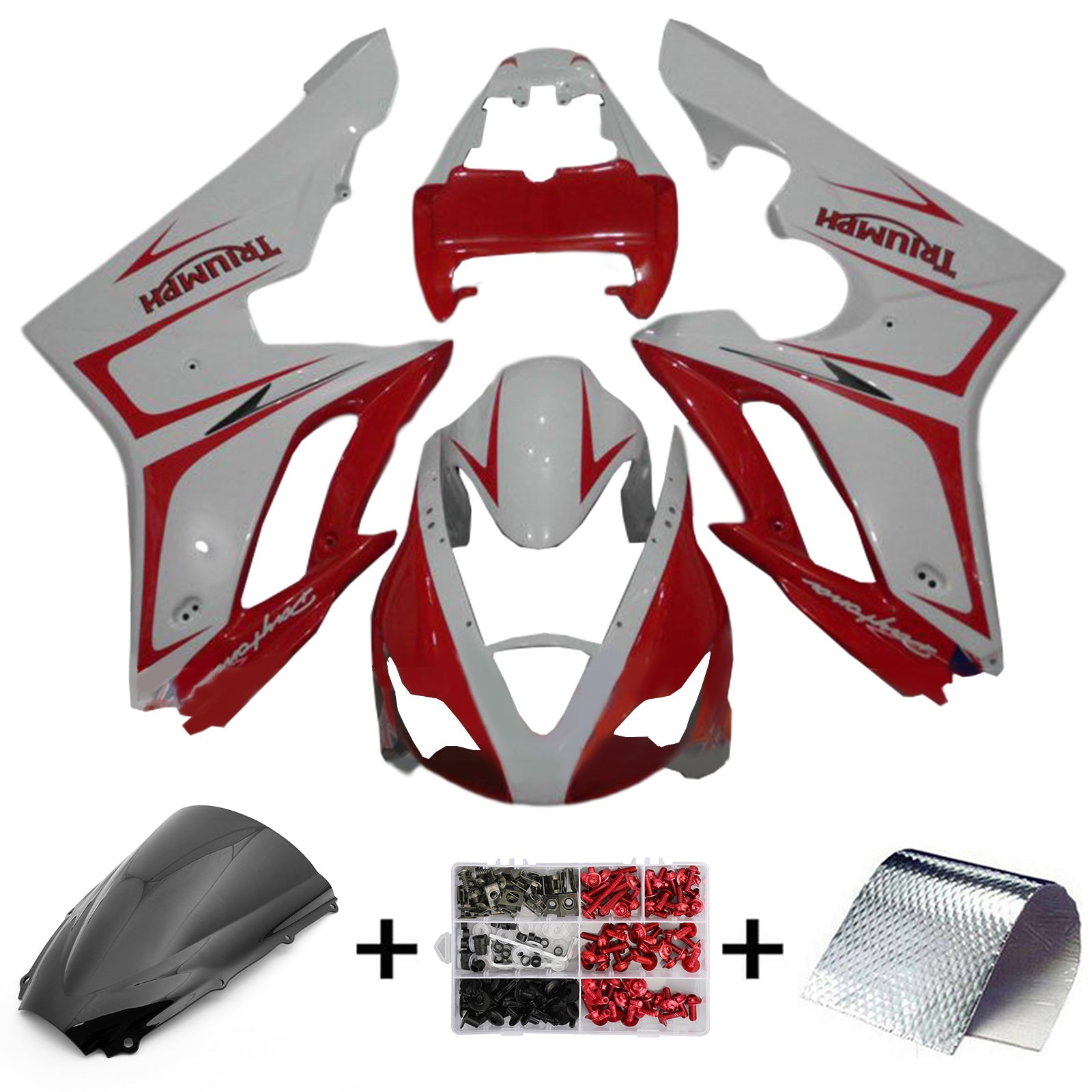 2006-2008 Triumph Daytona 675 Kit de carenado Carrocería Plástico ABS