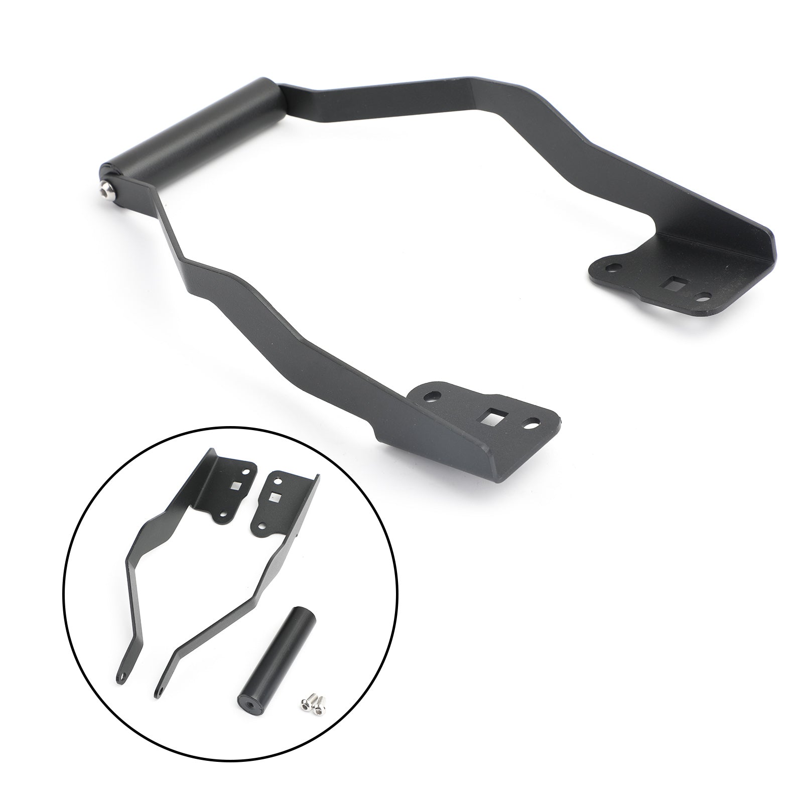 Black Windscren Bracket Mount Smartphone/GPS Holder for BMW F750GS F850GS 18-19 Generic