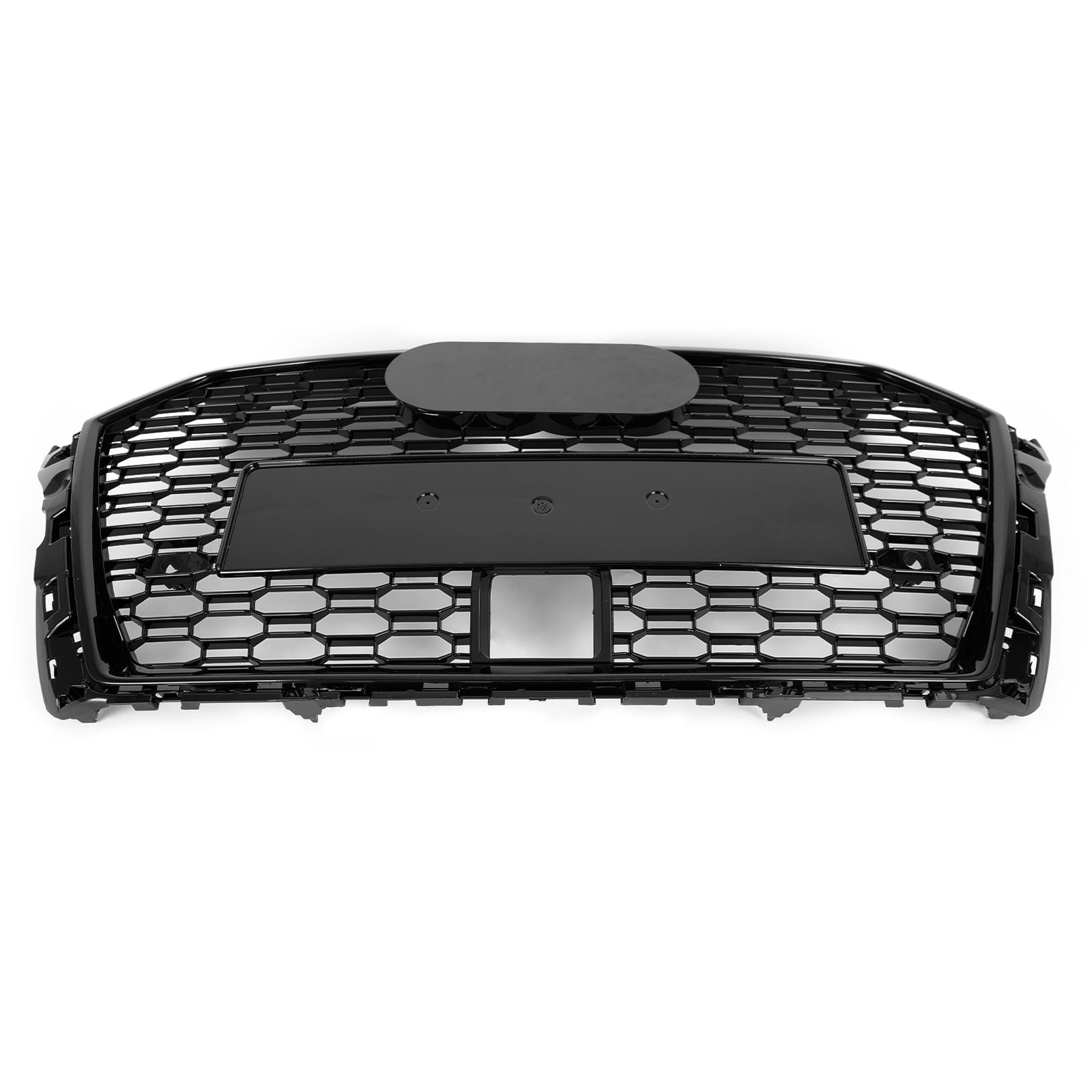 2017-2019 Audi A3 S3 RS3 Style Honeycomb Front Grille With ACC Gloss Black