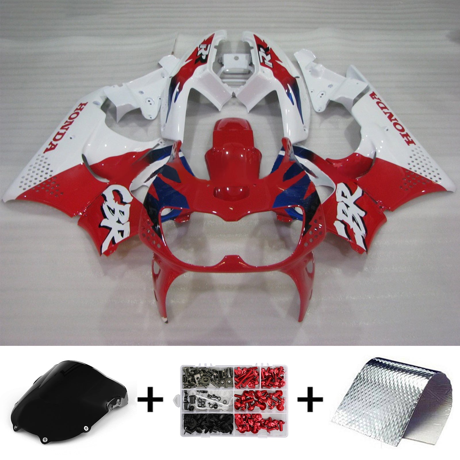 1994-1995 Honda CBR900RR 893 Amotopart Injection Fairing Kit Bodywork Plastic ABS #115