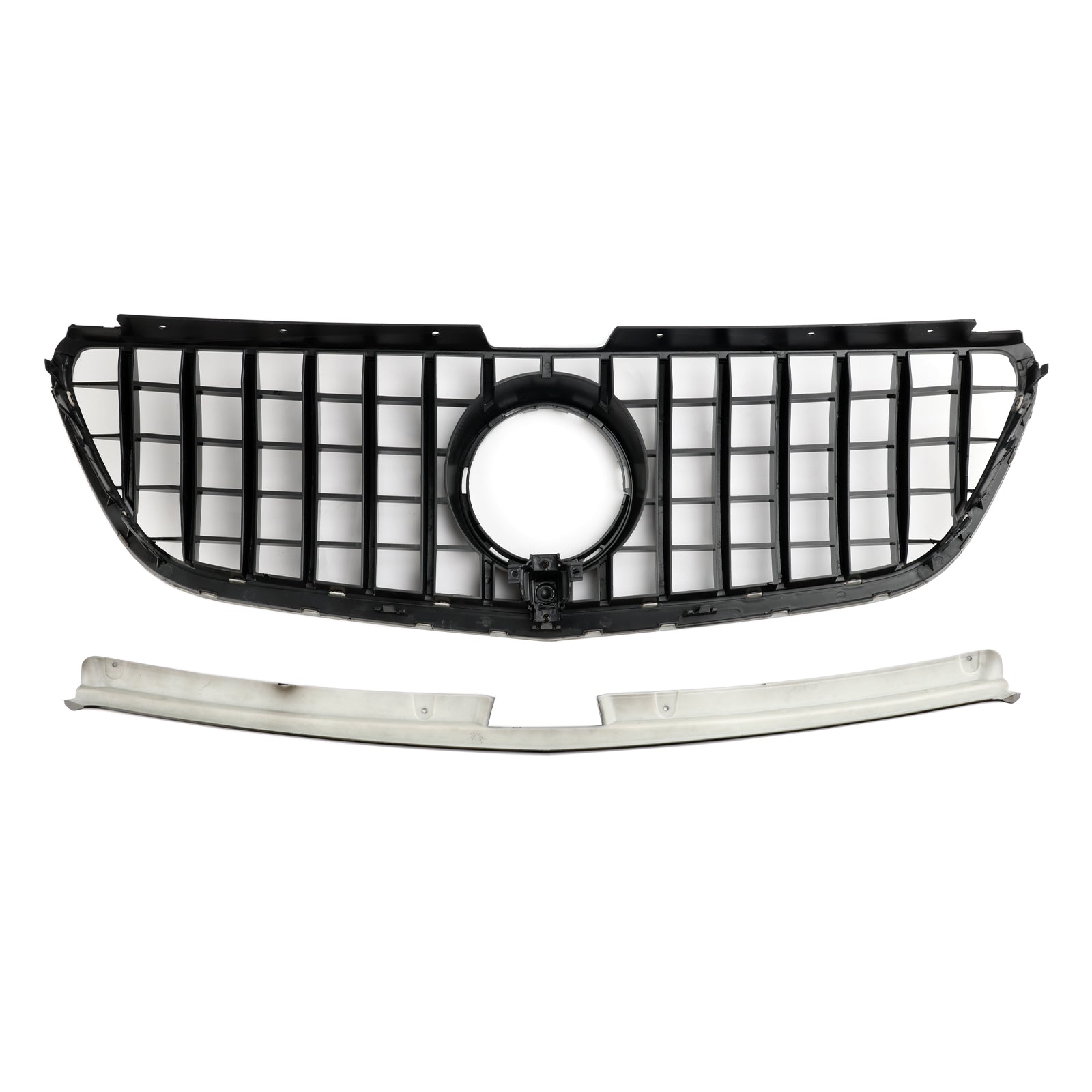 Vito 2015-2019W447 Grille de pare-chocs avant noire brillante de style Mercedes GT