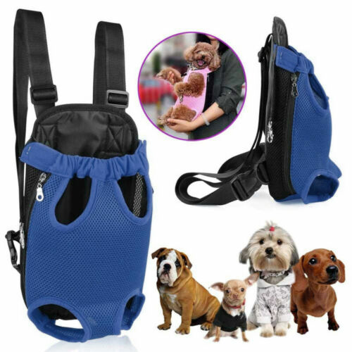 Portable Mesh Pet Dog Carrier Puppy Backpack Travel Carrying Bag Shoulder Bag