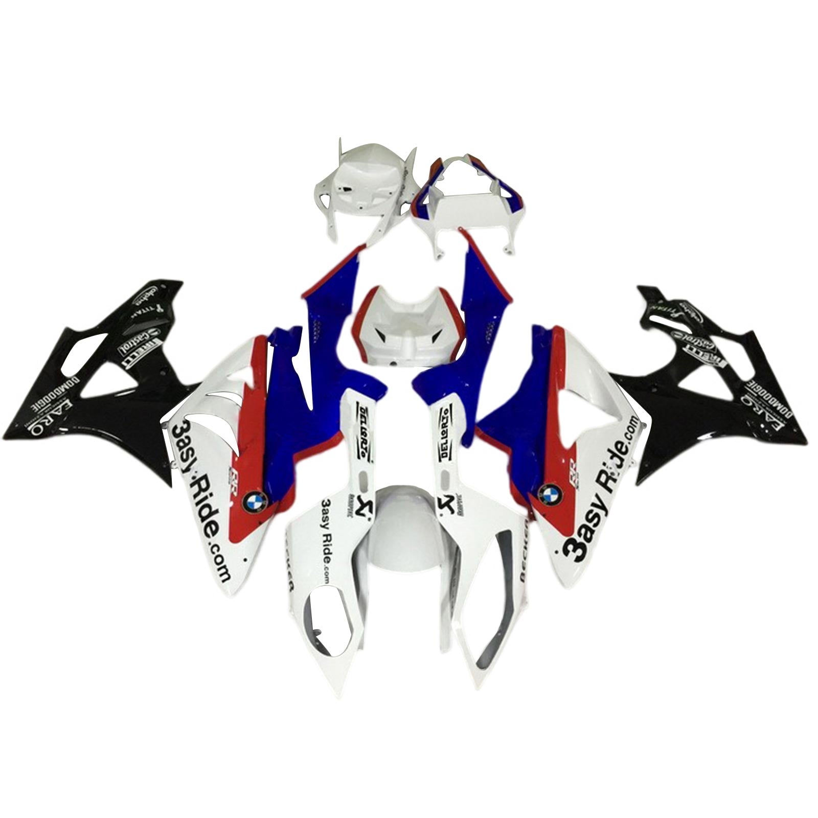 2017-2018 BMW S1000RR Fairing Kit Karosseri Plast ABS