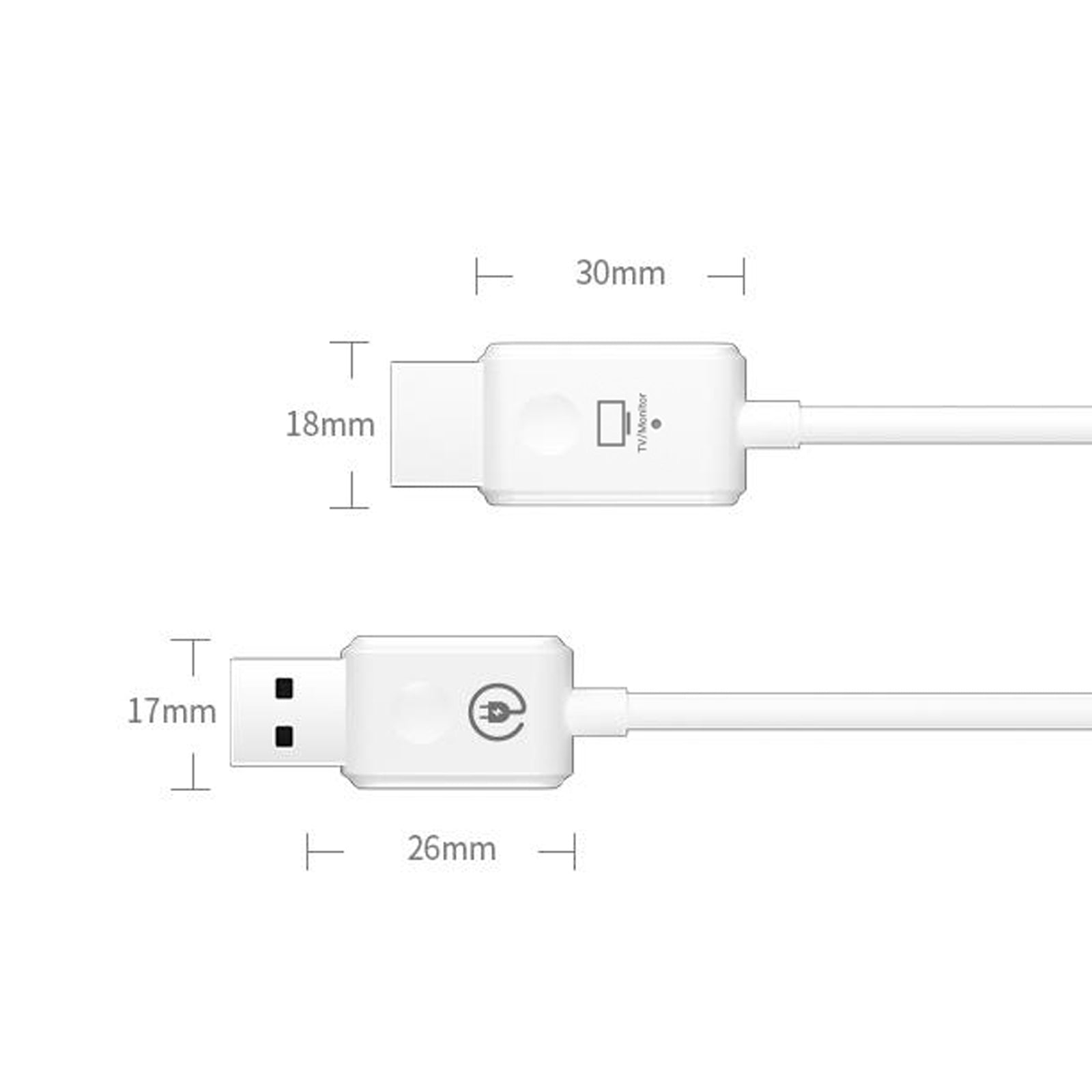 Receptor transmisor de vídeo inalámbrico HDMI tipo C extensor de 50M para teléfono PC a TV