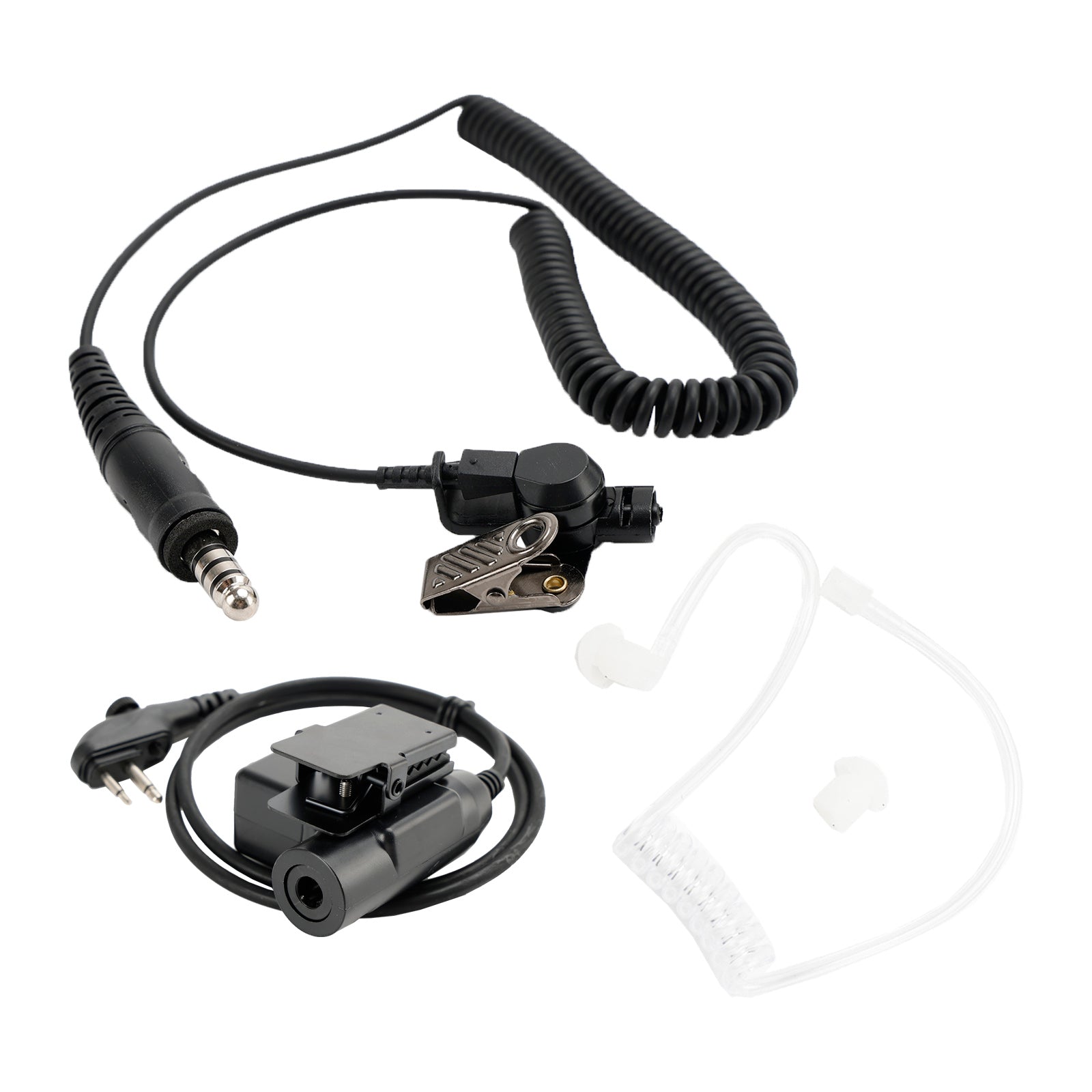 Voor Hytera PD415 PD500 PD565 6Pin U94 PTT 7.1-A3 Enkele Transparante Buis Headset