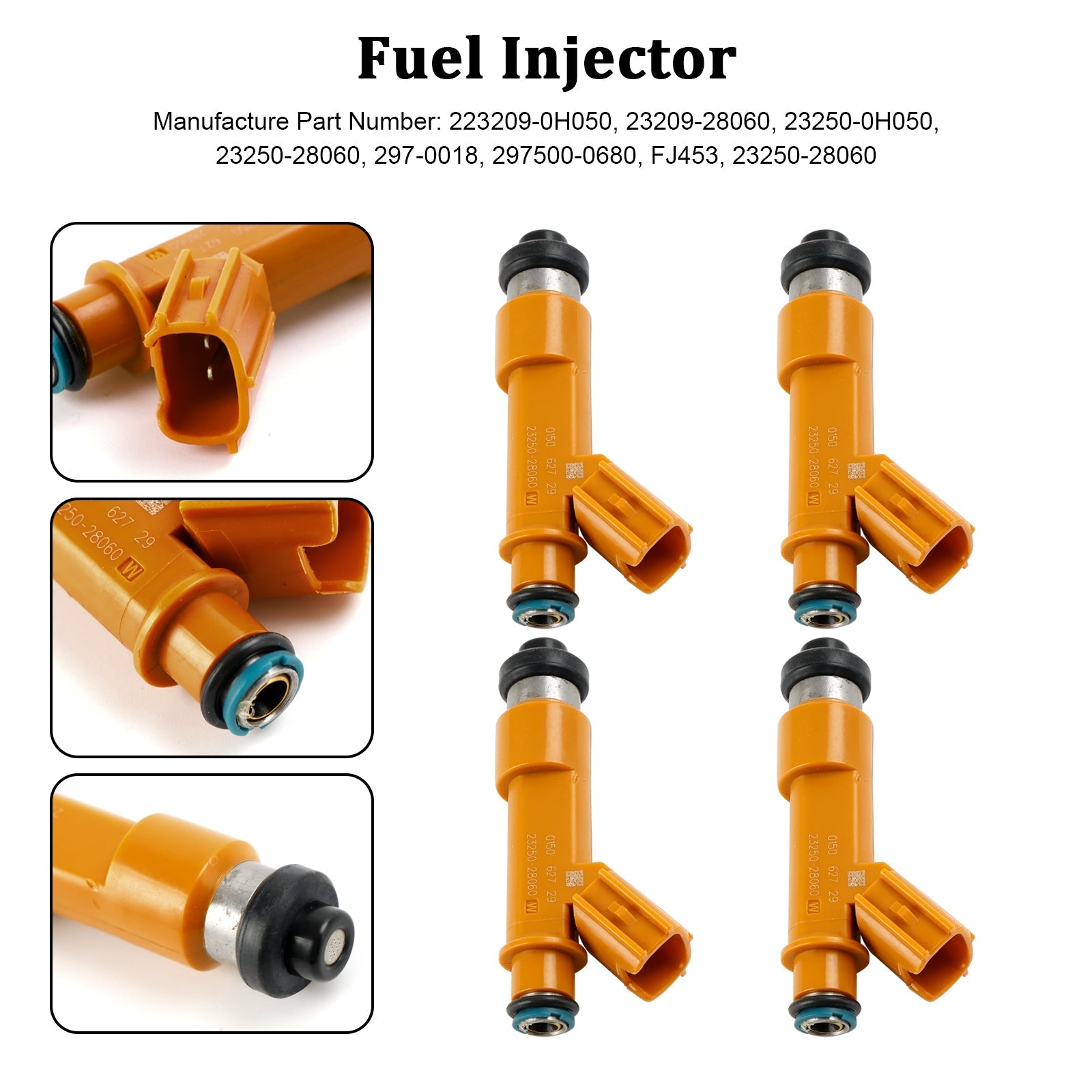 Injecteur de carburant 4 pièces, adapté à Toyota Camry 2,4 l 2003-2011 23209-28060