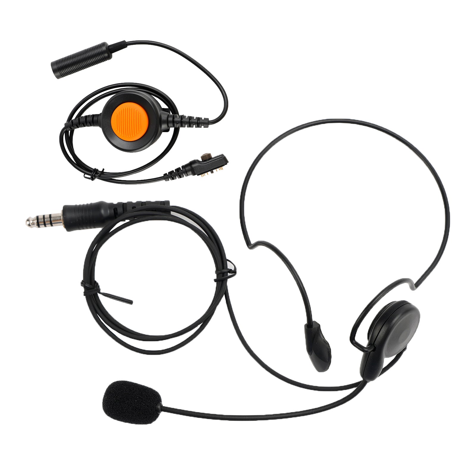 Casque tactique à prise arrière 7.1-C7, 6 broches, U94 PTT pour Hytera PD780/700G/580