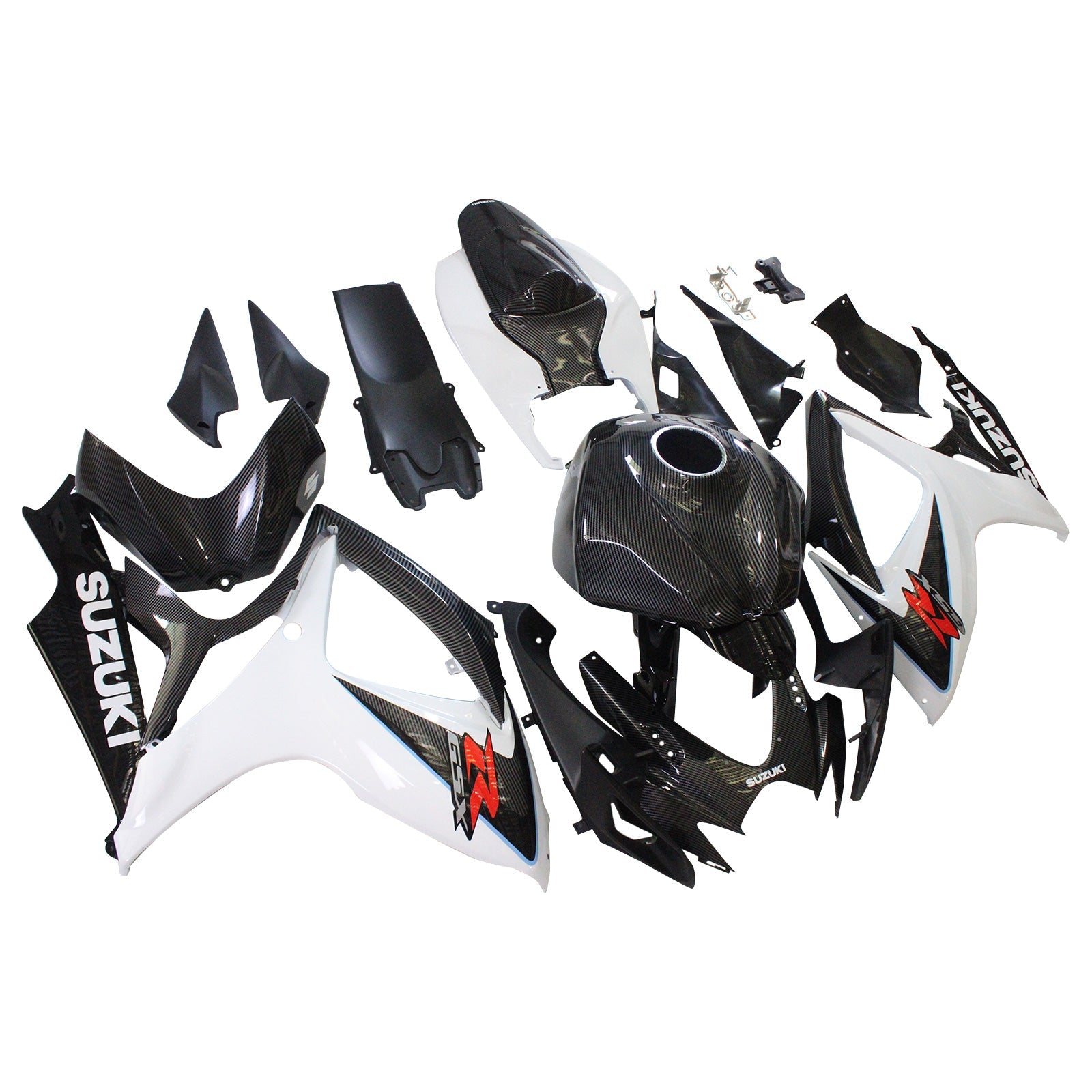 2006-2007 Suzuki GSXR 600/750 K6 kåpesett Karosseri plast ABS