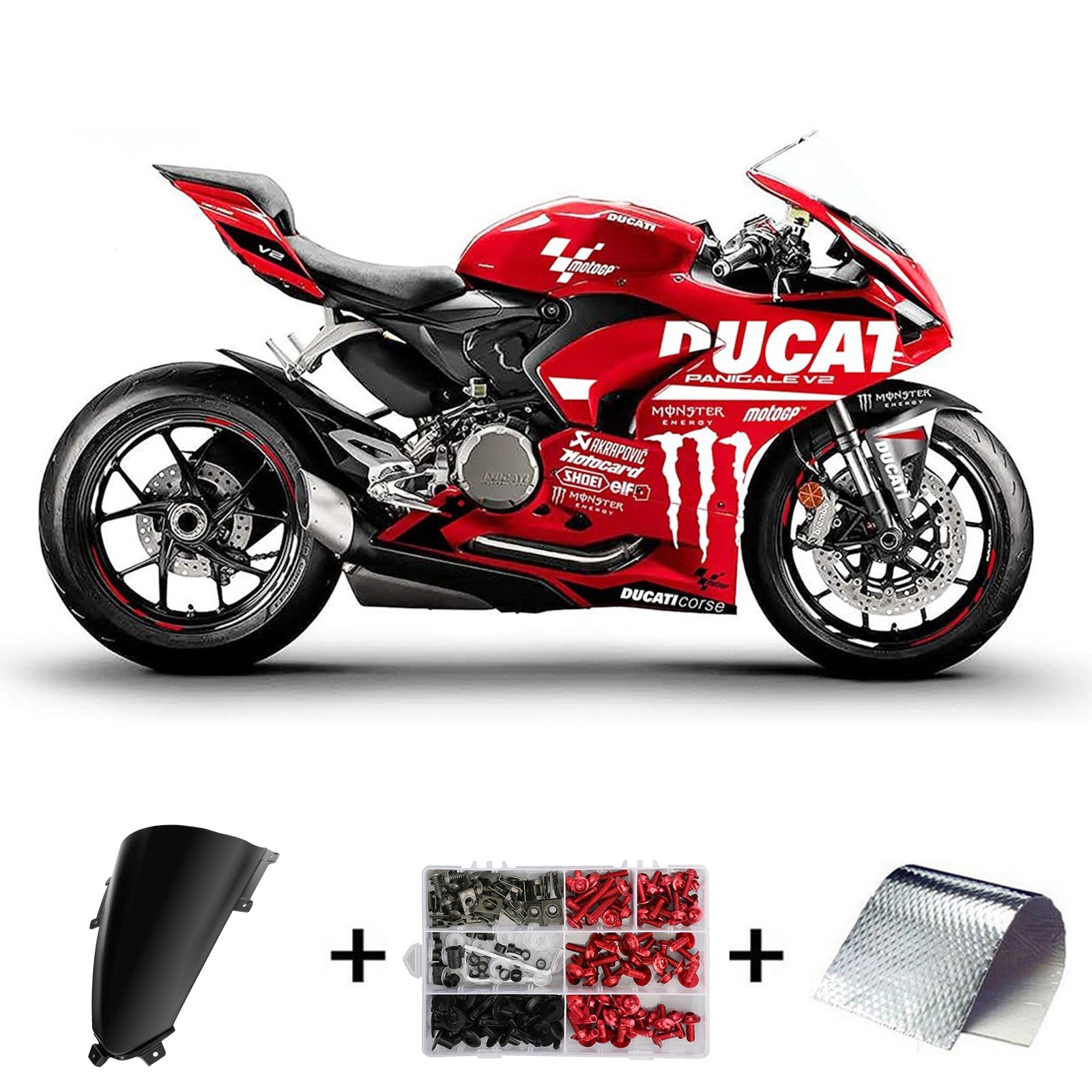 Carrocería del kit de carenado Ducati Panigale V2 2020-2024