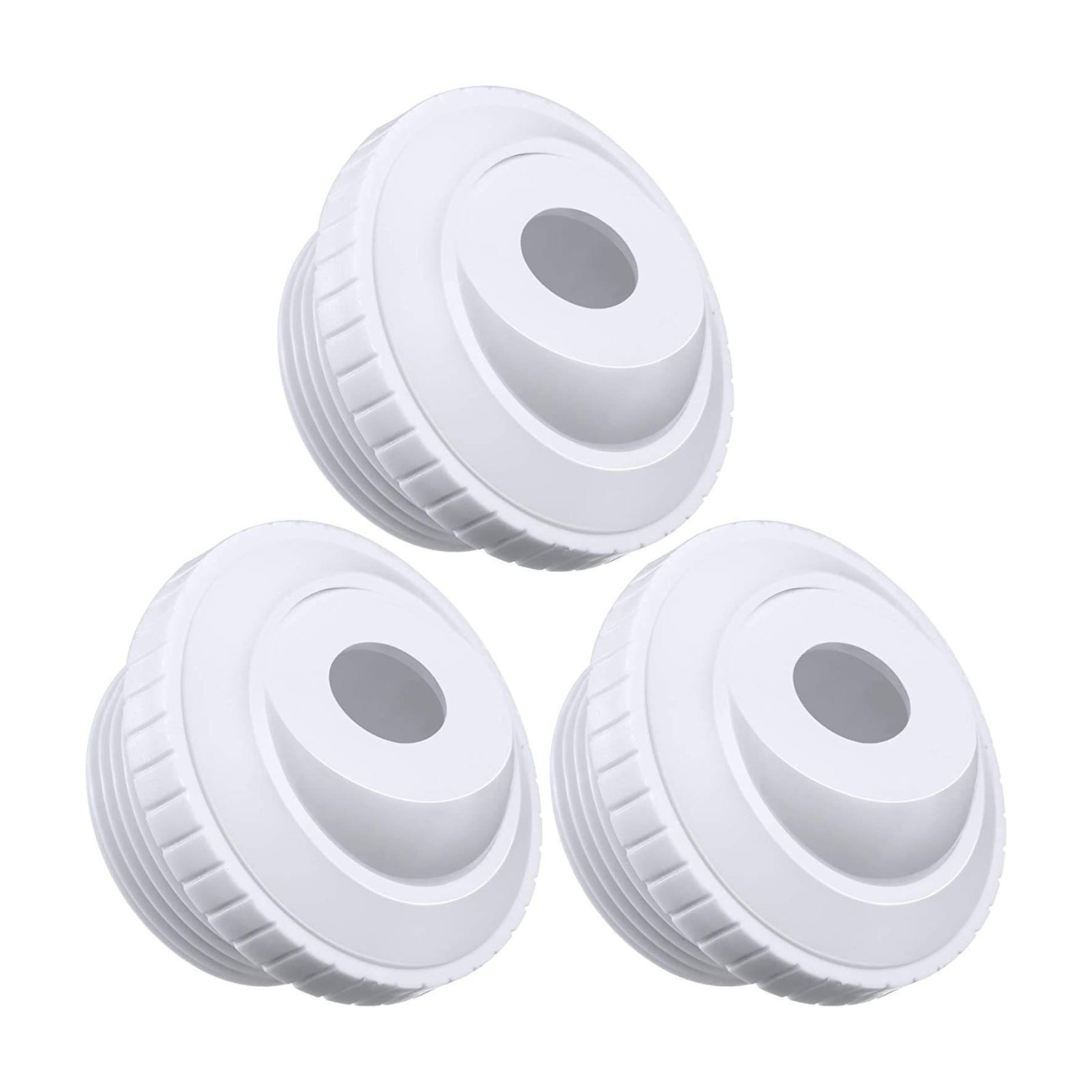 3Pcs Swimming Pool Spa Return Jet Slotted Eyeball Set Flow Accessories Part