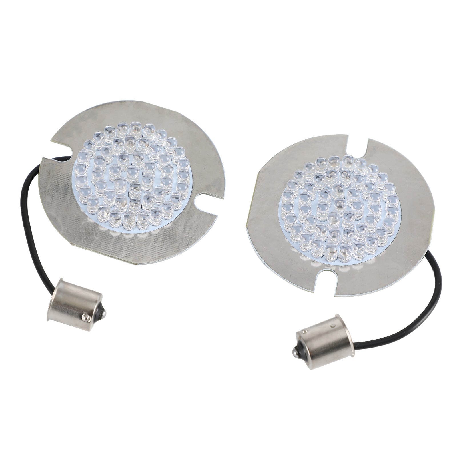 Ampoules de clignotant LED 1156, Style plat, adaptées pour Touring Road King Softail