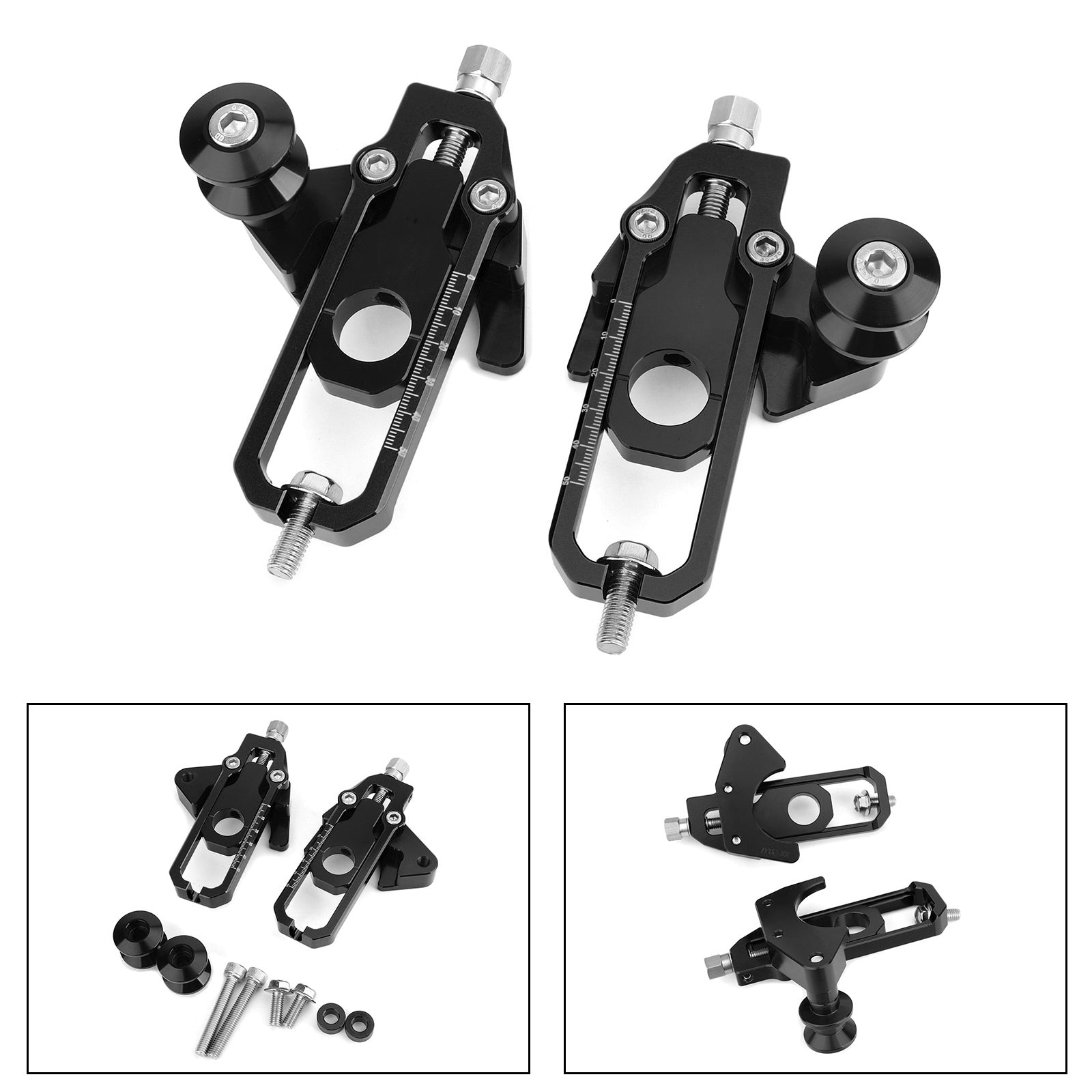 Areyourshop Chain Adjusters with Spool Tensioners Catena for Honda CB650R CBR650R 2019-2022 Generic