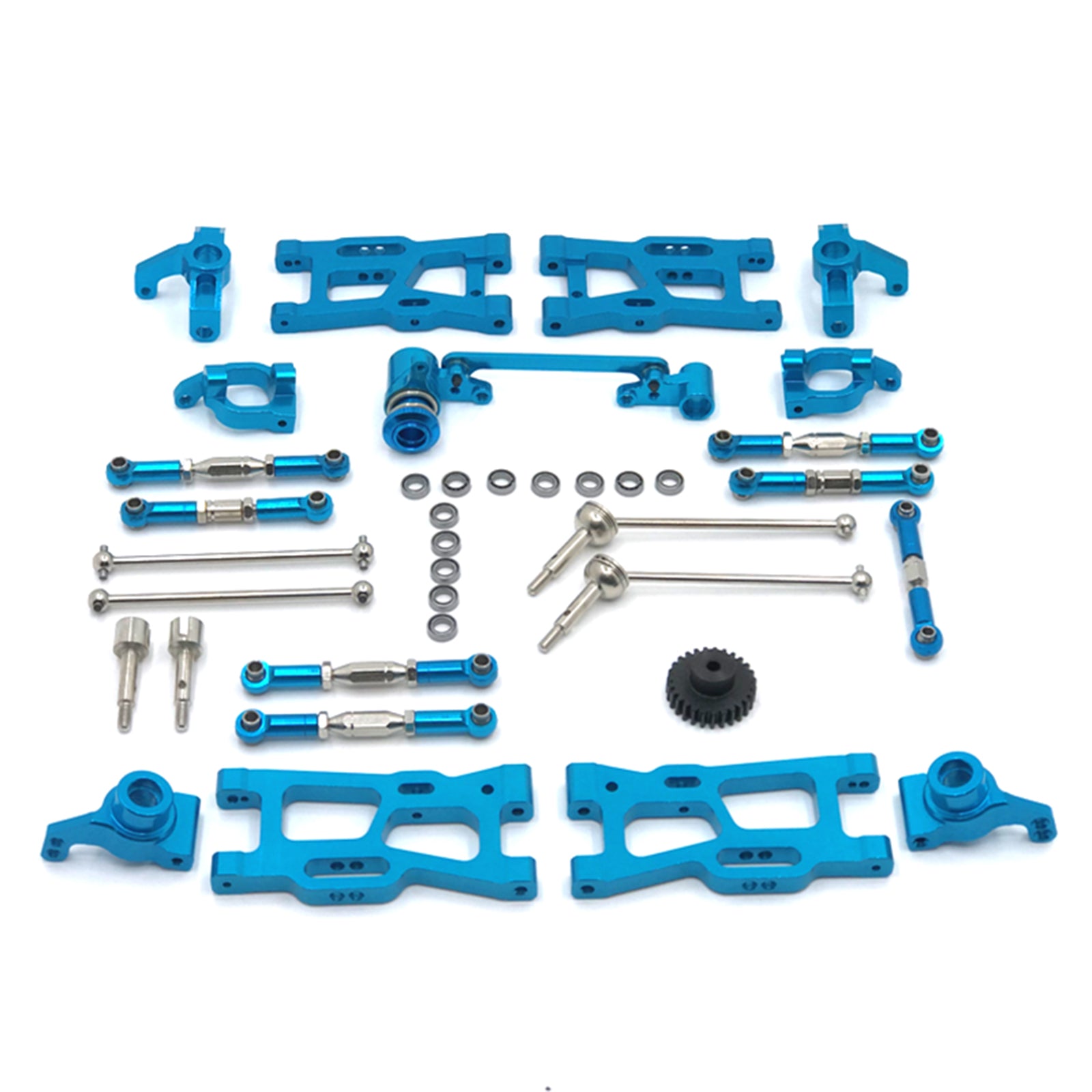 12 Stuks Upgrades RC Onderdelen Kit Voor Wltoys 144001 144002 124016 124017 124018 124019