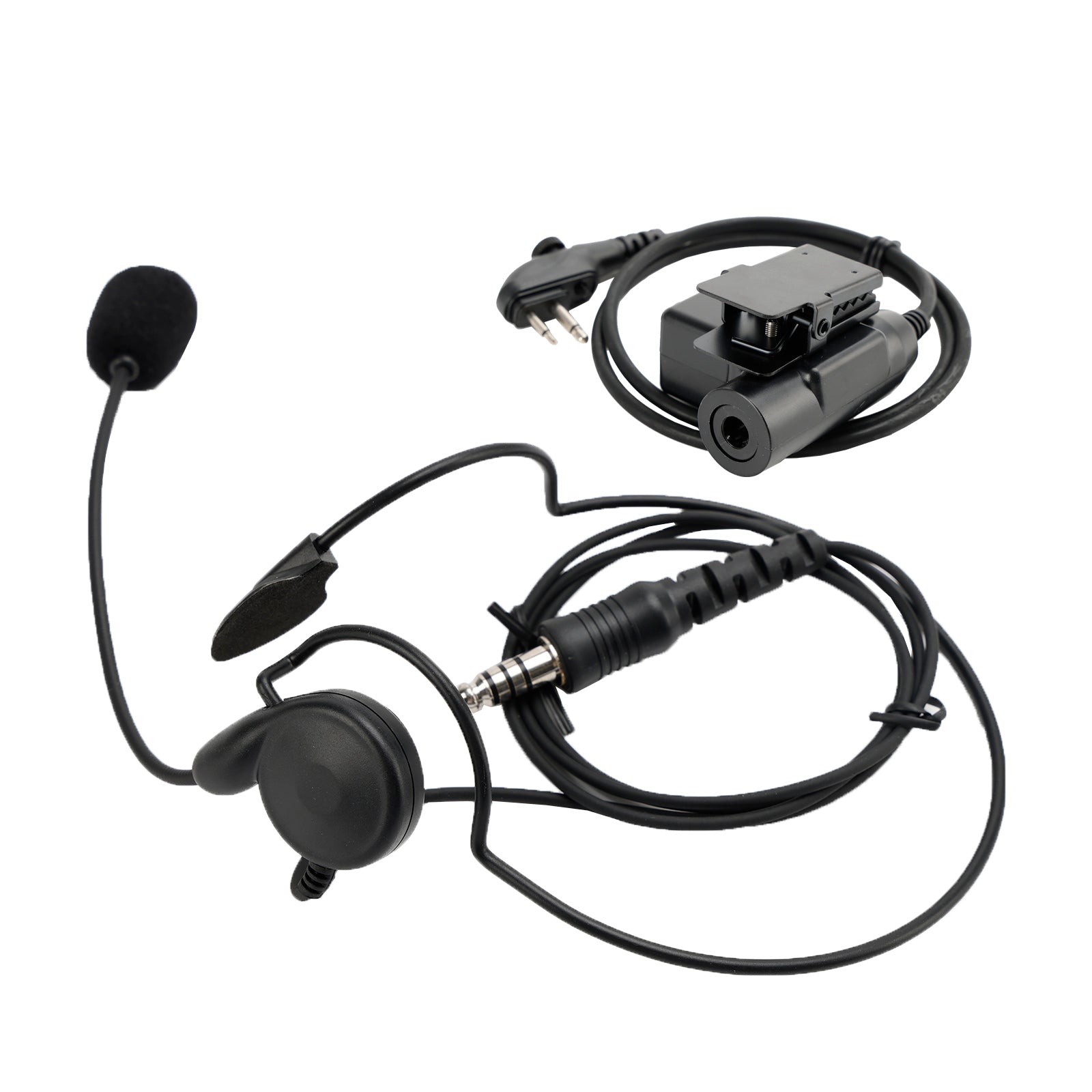 Casque tactique à prise arrière 7.1-C7, 6 broches, U94 PTT pour HYT TD500 TD510 TD520