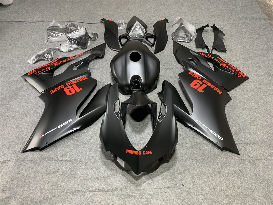 2012-2015 Ducati 1199 899 Injection Fairing Kit Karosseri Plast ABS #129