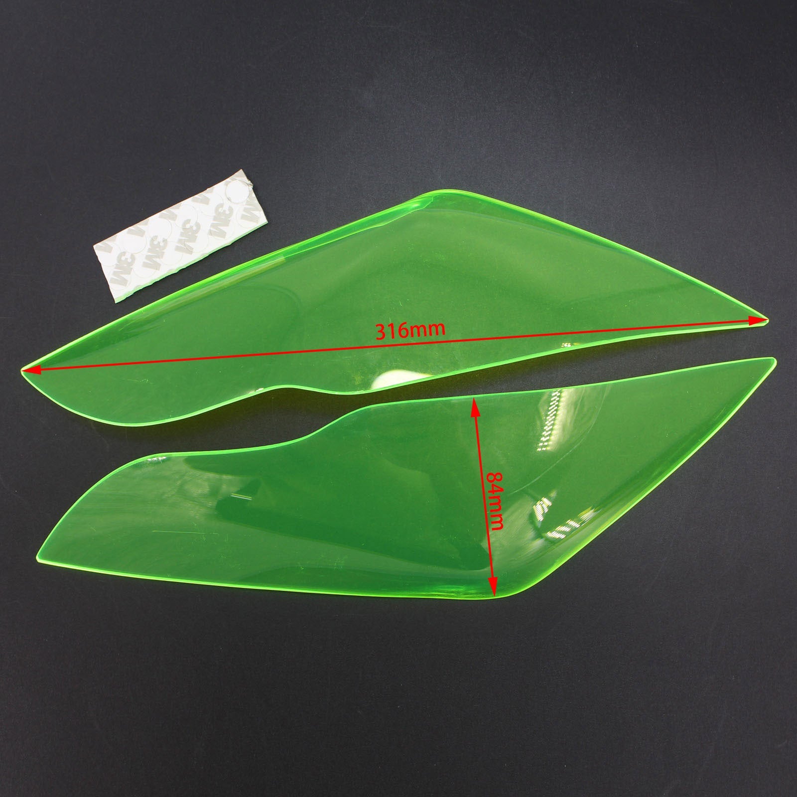 Front Headlight Lens Protection Fit For Kawasaki Zx-10R Zx 10R 2011-2015 Smoke Generic