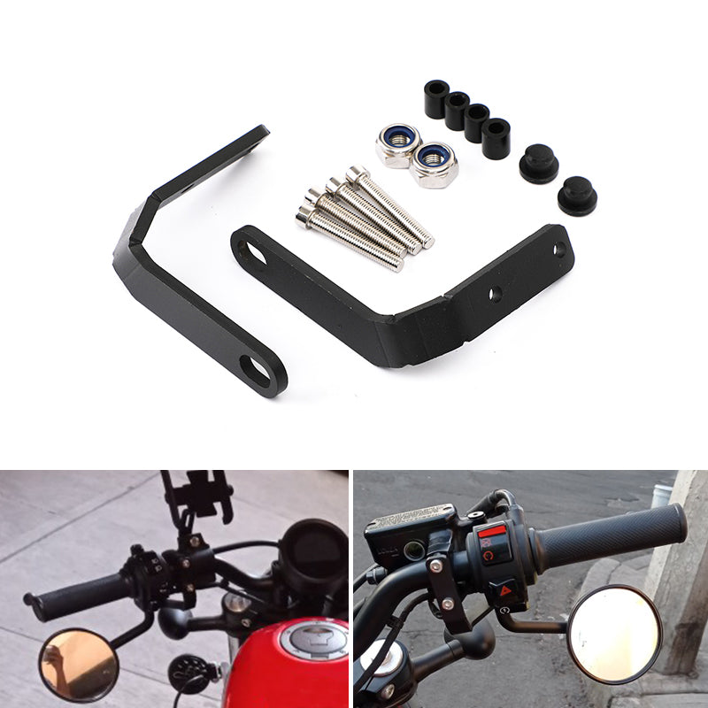 Handlebar Rear View Side Mirror Bracket Fit for Honda Rebel CMX 500 300 20-21 Generic