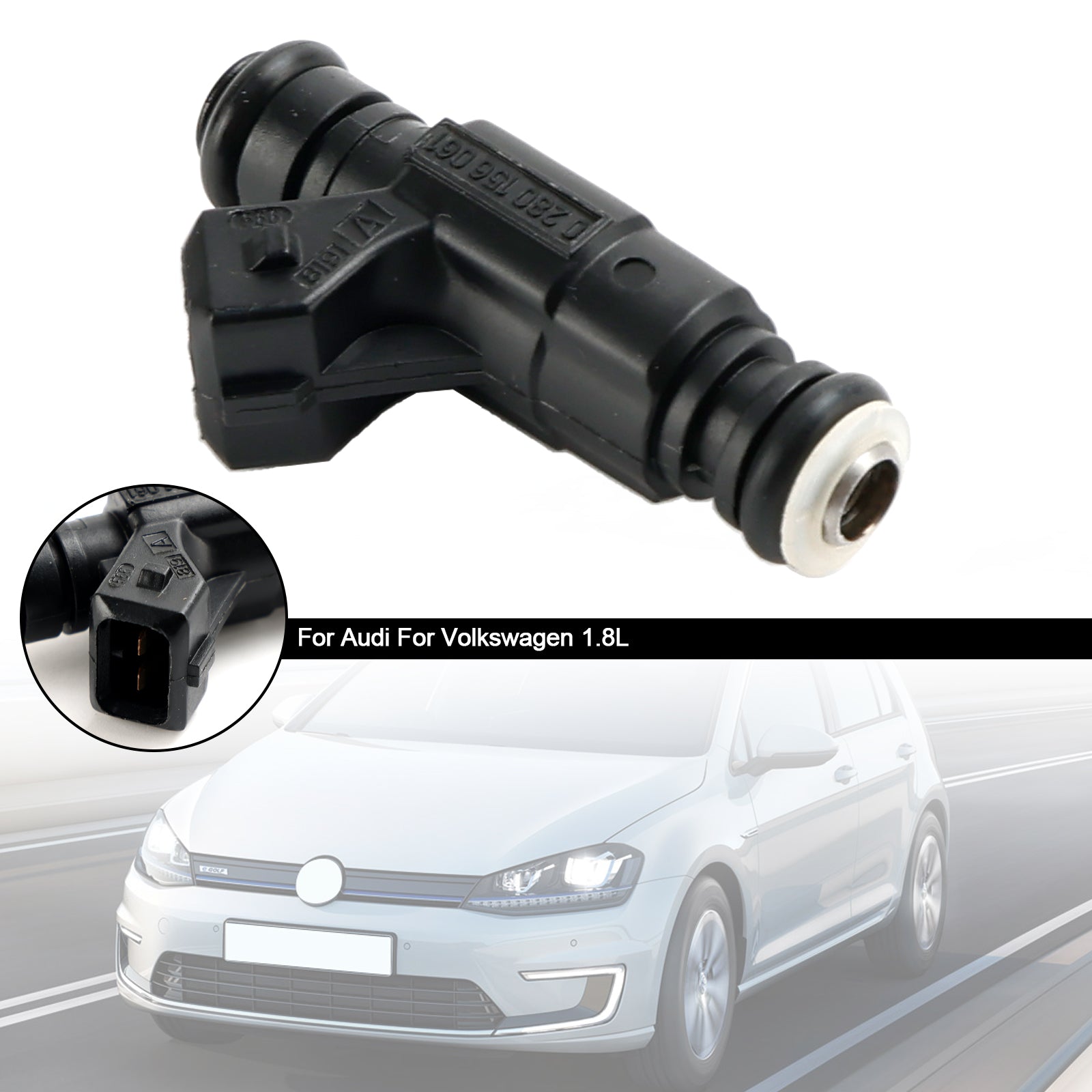 Injecteur de carburant 0280156061, 1 pièce, pour Audi, Volkswagen 1,8 l, 852 – 12184