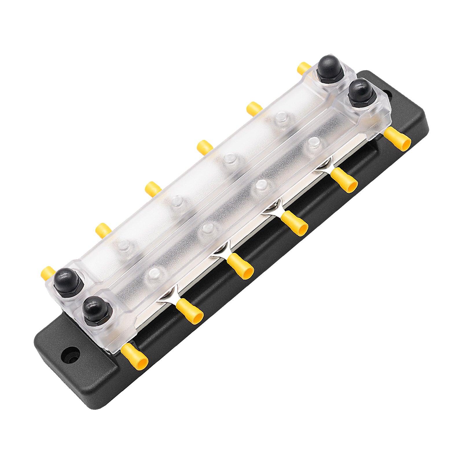 2/4/6/12 Way Dual-row Car Bus Bar Block with Dust Cover Distribution Terminal