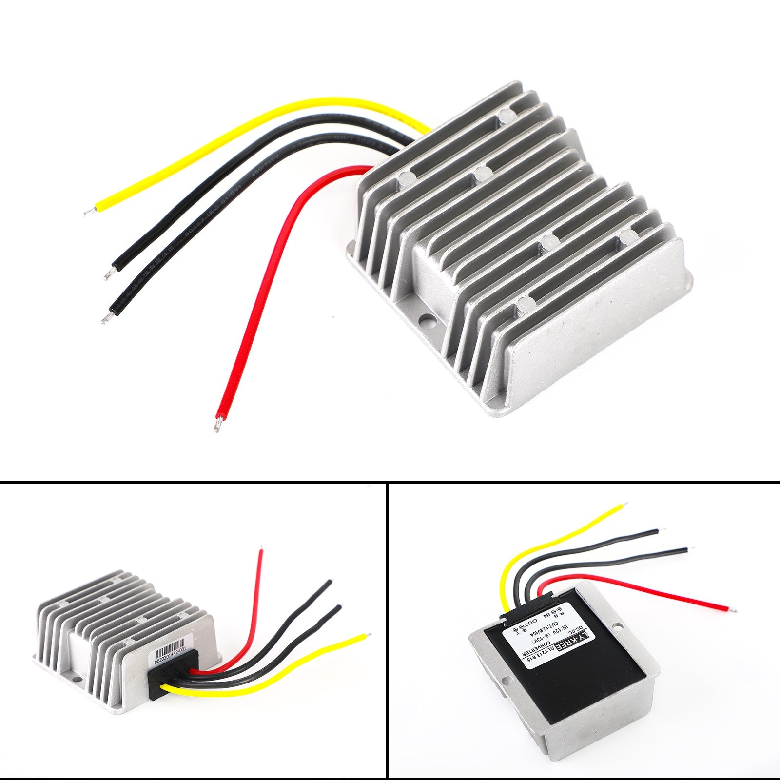 Waterproof DC 12V to 13.8V 15A 207W Step-Up Power Supply Converter Regulator