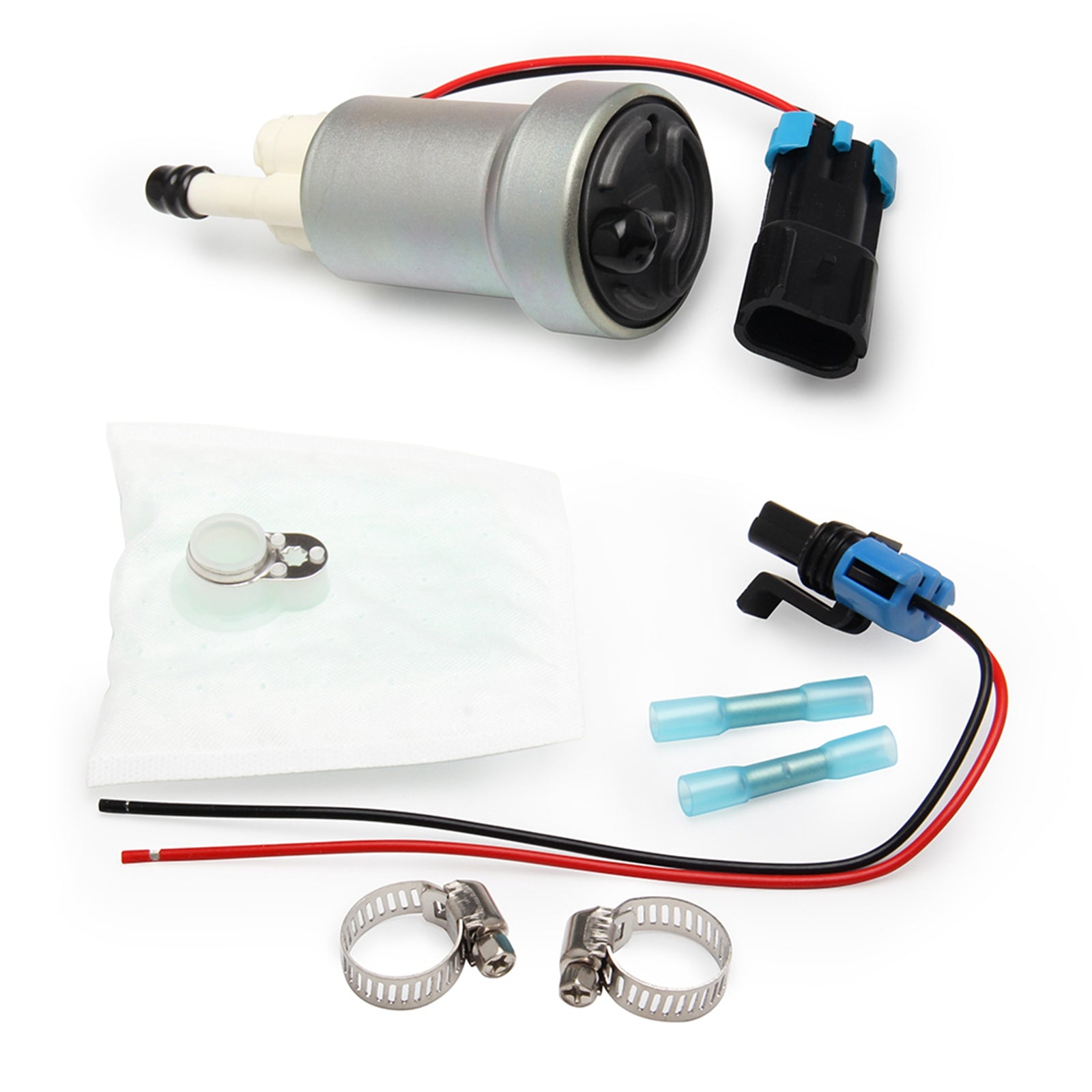 Pompe à carburant Hellcat 525lph F90000285 et kit d'installation E85 compatible avec Walbro TI