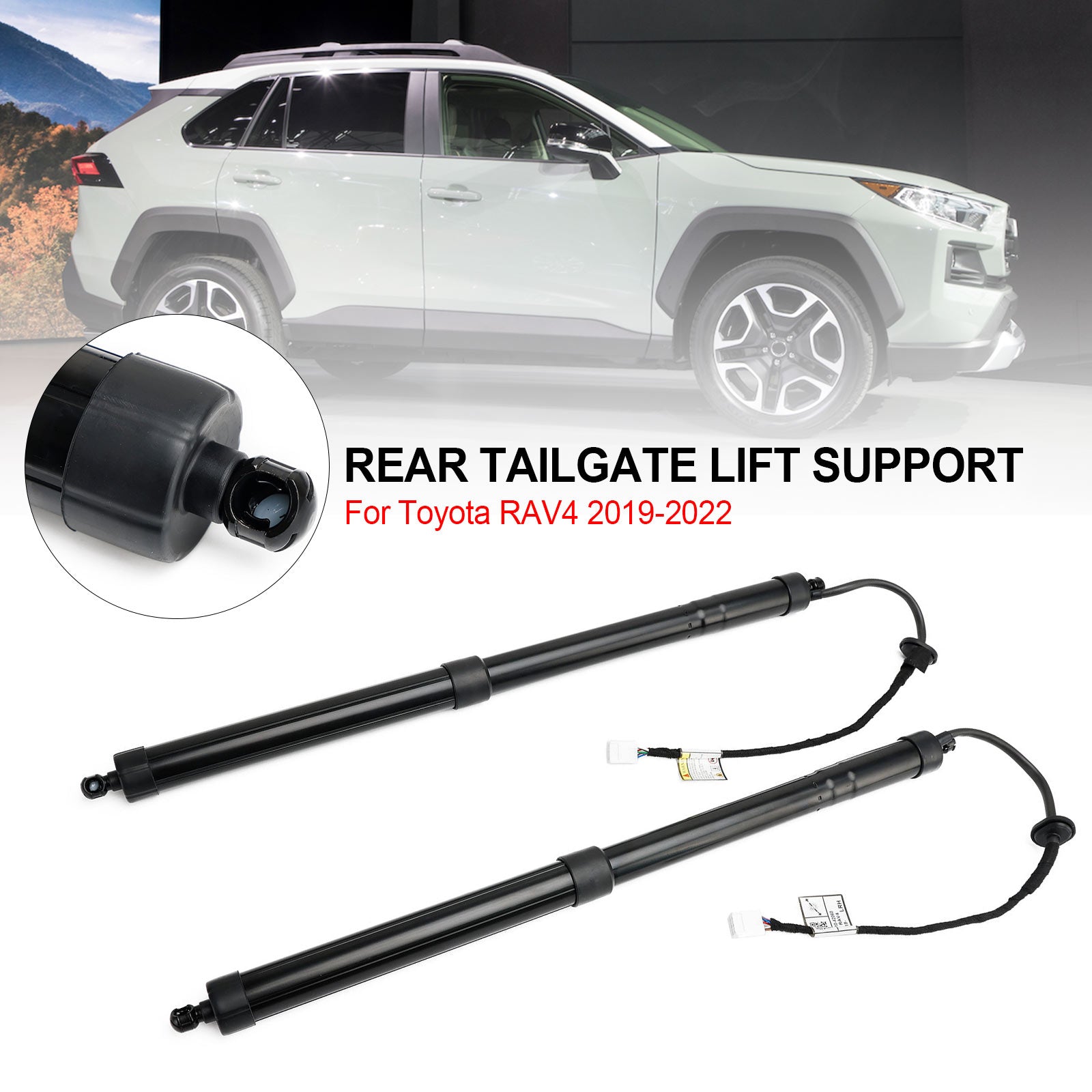 6892042020 2PCS Rear Tailgate Hatch Lift Support fit Toyota RAV4 2019-2022