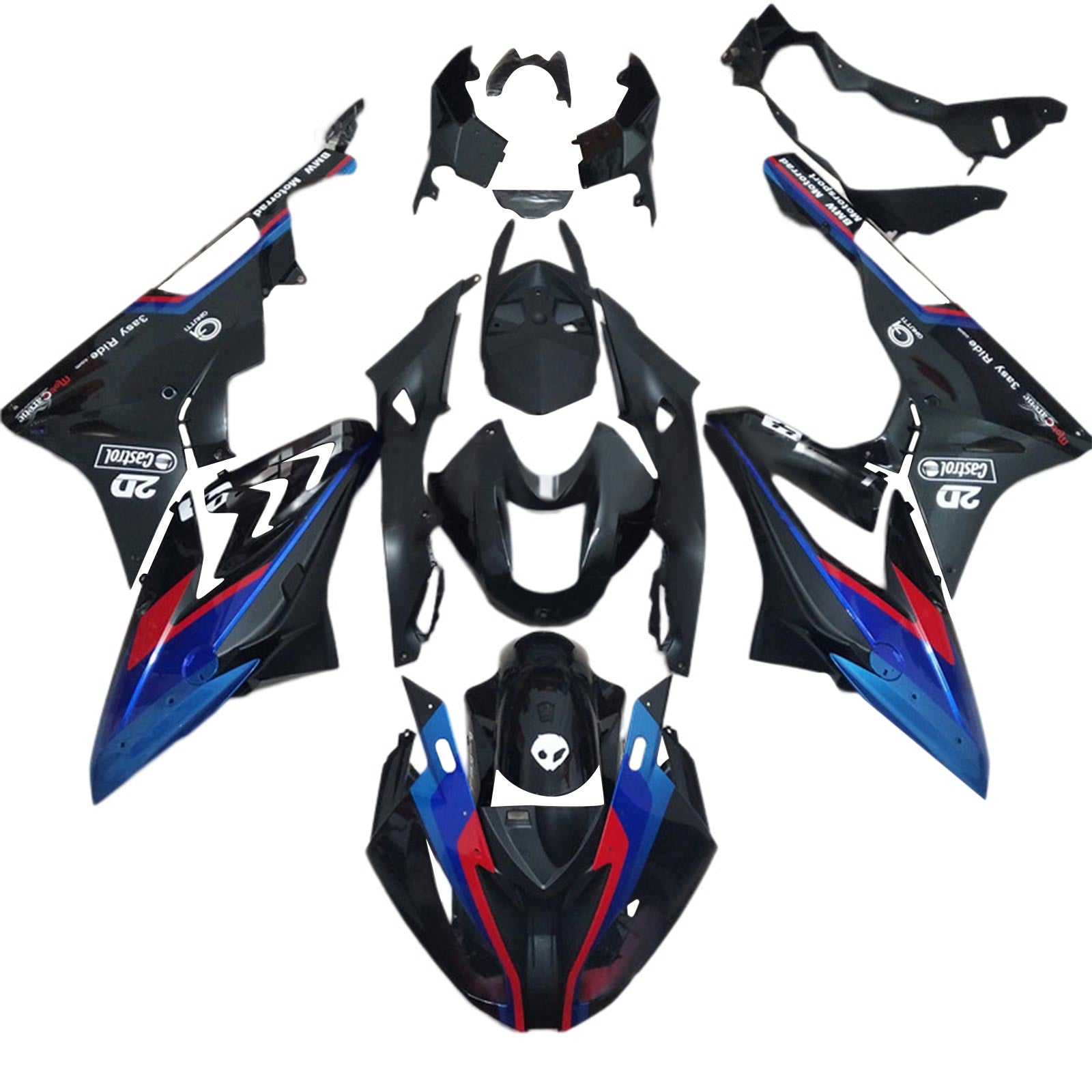 2015-2016 BMW S1000RR Fairing Kit Karosseri Plast ABS