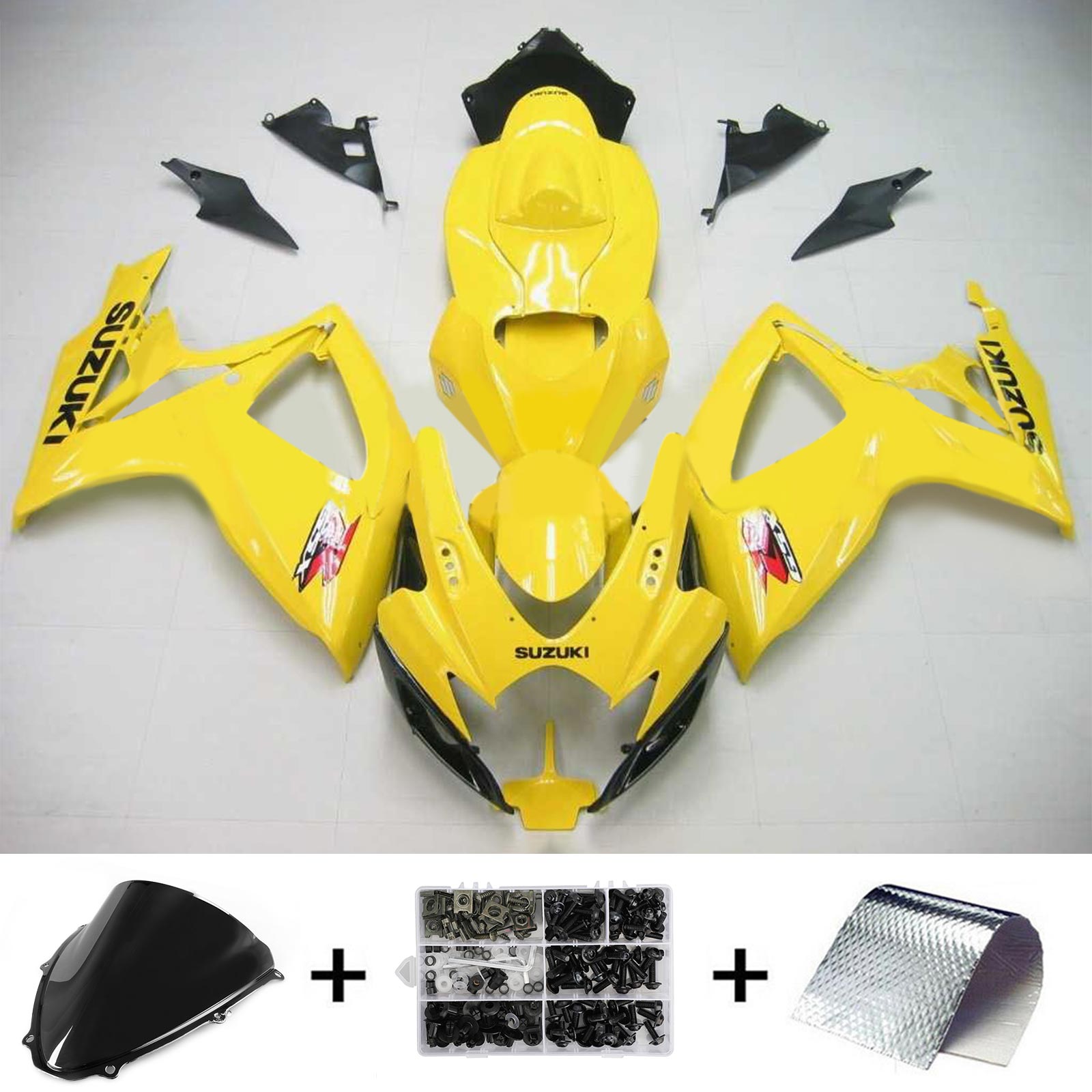 2006-2007 Suzuki GSXR 600/750 K6 Amotopart Injection Fairing Kit Bodywork Plastic ABS #130