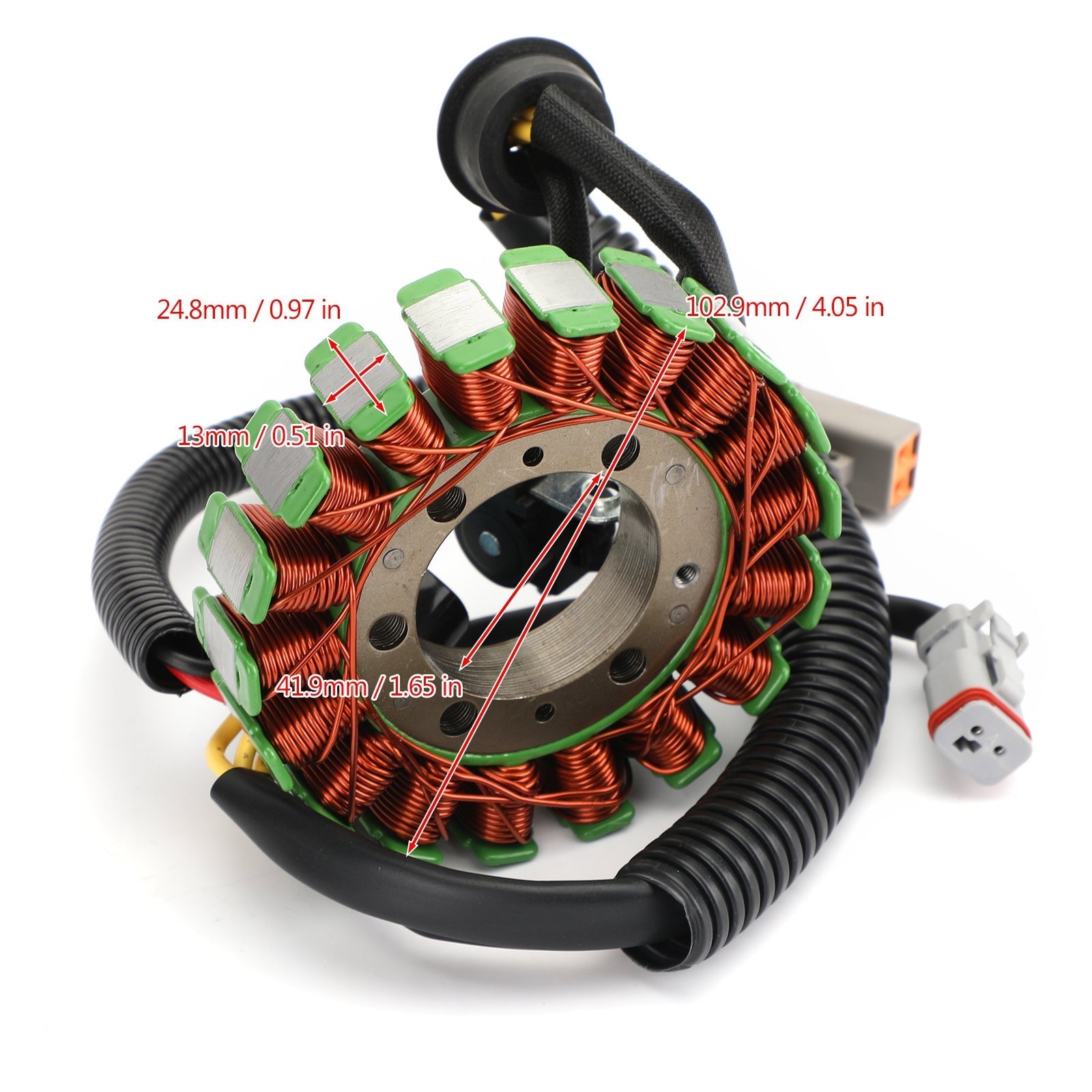 Dynamo Magneto Stator voor Lynx Rave RS 600 10-14 / Ski-Doo MX Z X600RS 09-17 Generiek