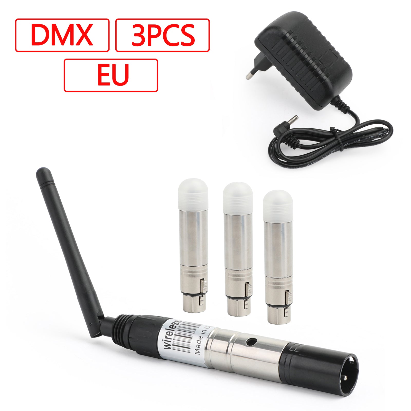 Émetteur-récepteur sans fil DMX512, contrôleur DMX 2.4G, éclairage de scène, EU